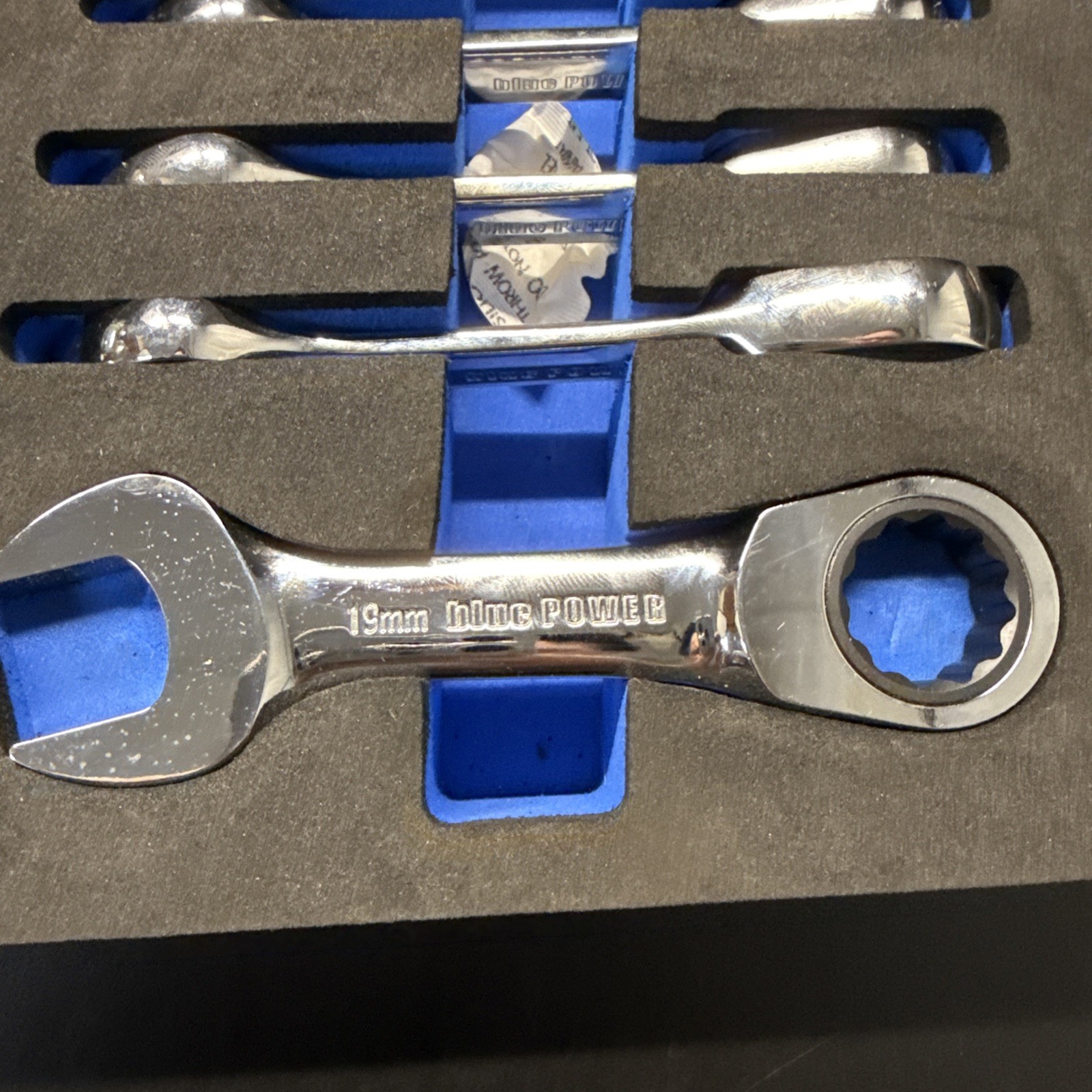 Cornwell Tools CRW12MSB 12 Piece Metric Ratcheting Short Wrench Set 8mm-19mm