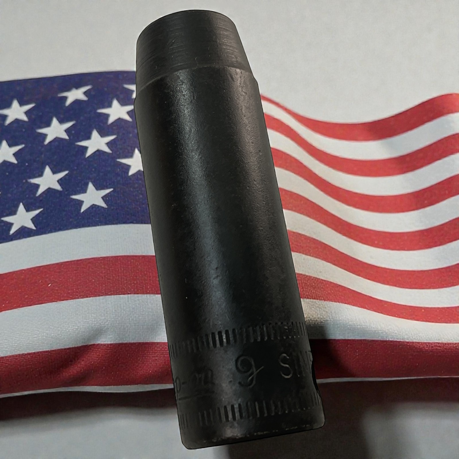 Snap-on Deep Impact Socket SIMFM9 9mm 6-Point 3/8″ Drive As Pictured USA Marks