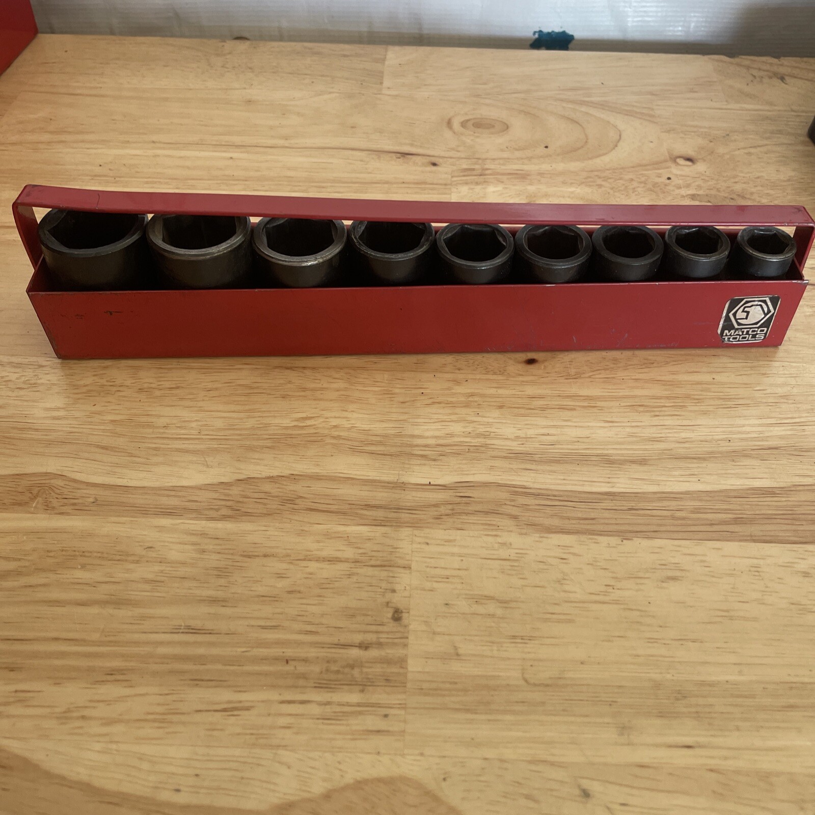 Matco Tools Impact Socket Set Shallow SAE 1/2” Drive 6 Point 1/2″- 1” USA