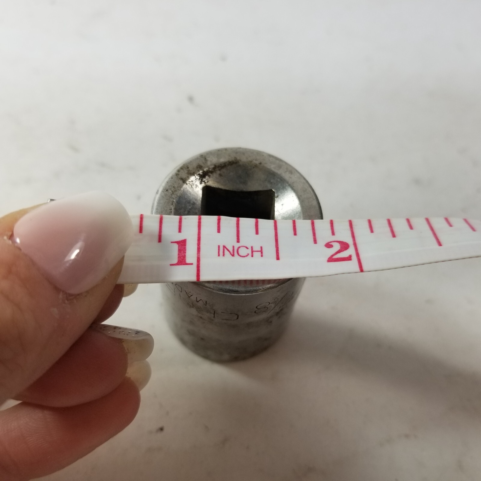Craftsman Vintage 7/8″ 6 Point 1/2″ Drive Shallow Socket 44064 G Made in USA