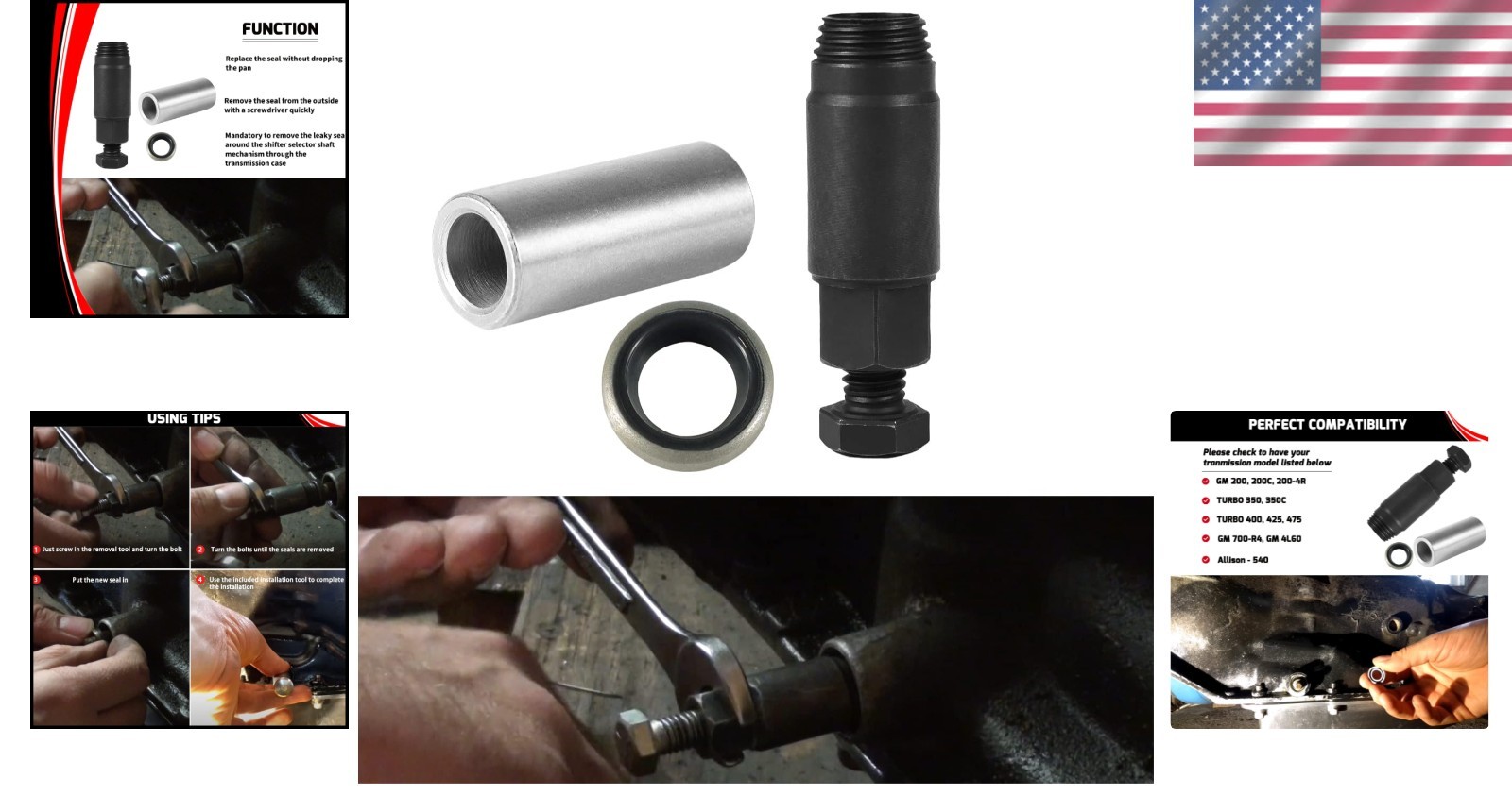 Efficient GM Transmission Seal Remover/Installer – Durable Steel Construction