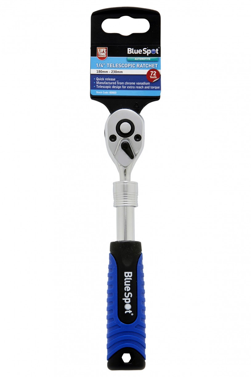 3 PACK OF CHROME VANADIUM TELESCOPIC EXTENDABLE RATCHET HANDLES 1/4″ 3/8″ 1/2″