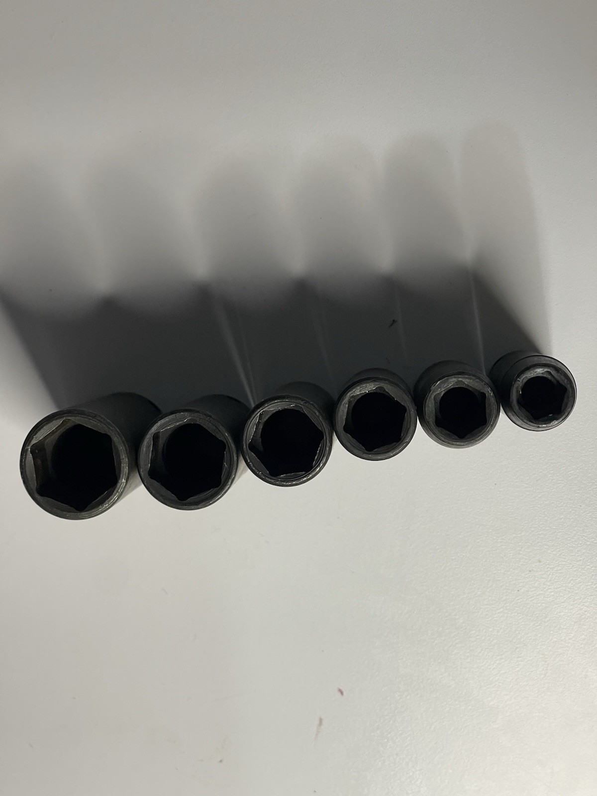 Snap-on 6 Piece 3/8″ Drive 6-Point Deep Impact Socket Set 3/8″ to 11/16”SIMF