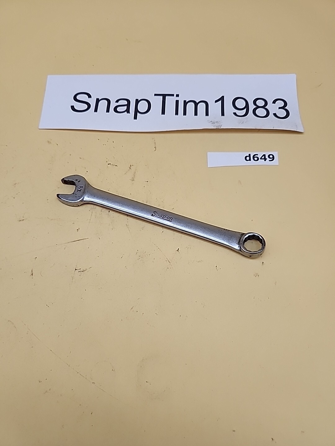 Snap-on Tools 3/8” Combination Wrench – OEX120 – 5-1/4in USA