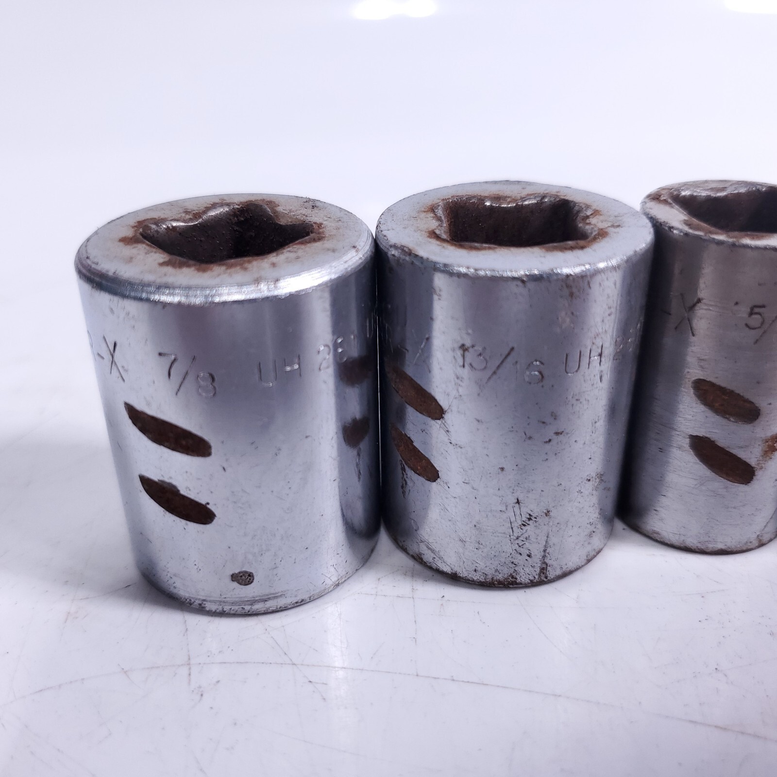 Mixed Lot 6 pcs. Par-X Shallow Sockets SAE UH281 UH261 UH201 UH 220 UH8