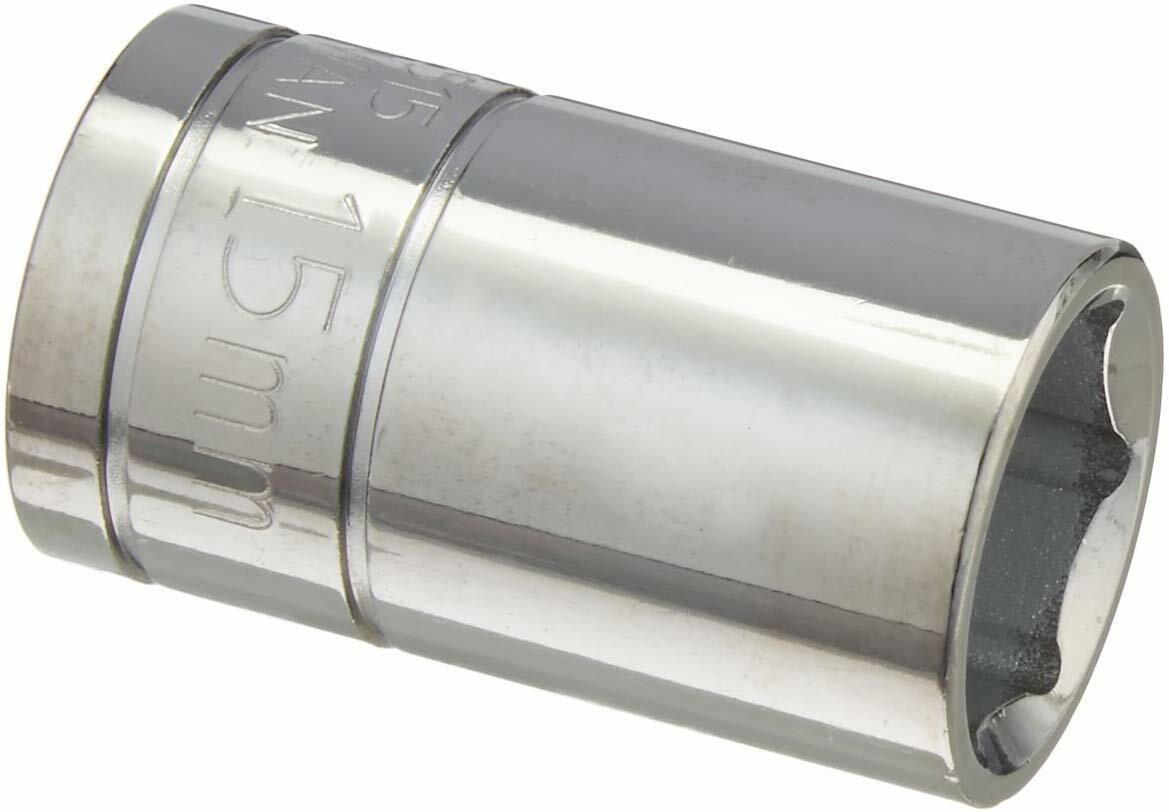 1/2″ Drive Shallow Sockets, 6-Point, METRIC, High-Polished Chrome, Williams