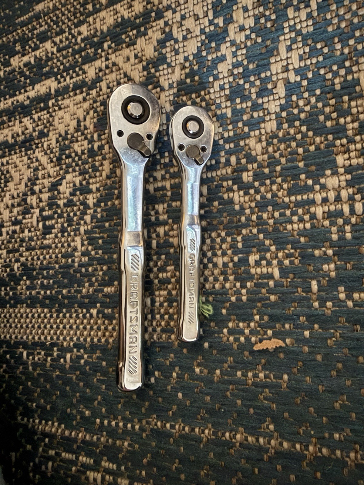 Make Offer! Authentic! NEW 2pc 1/4,3/8 CRAFTSMAN Thin Profile Tooth Ratchet
