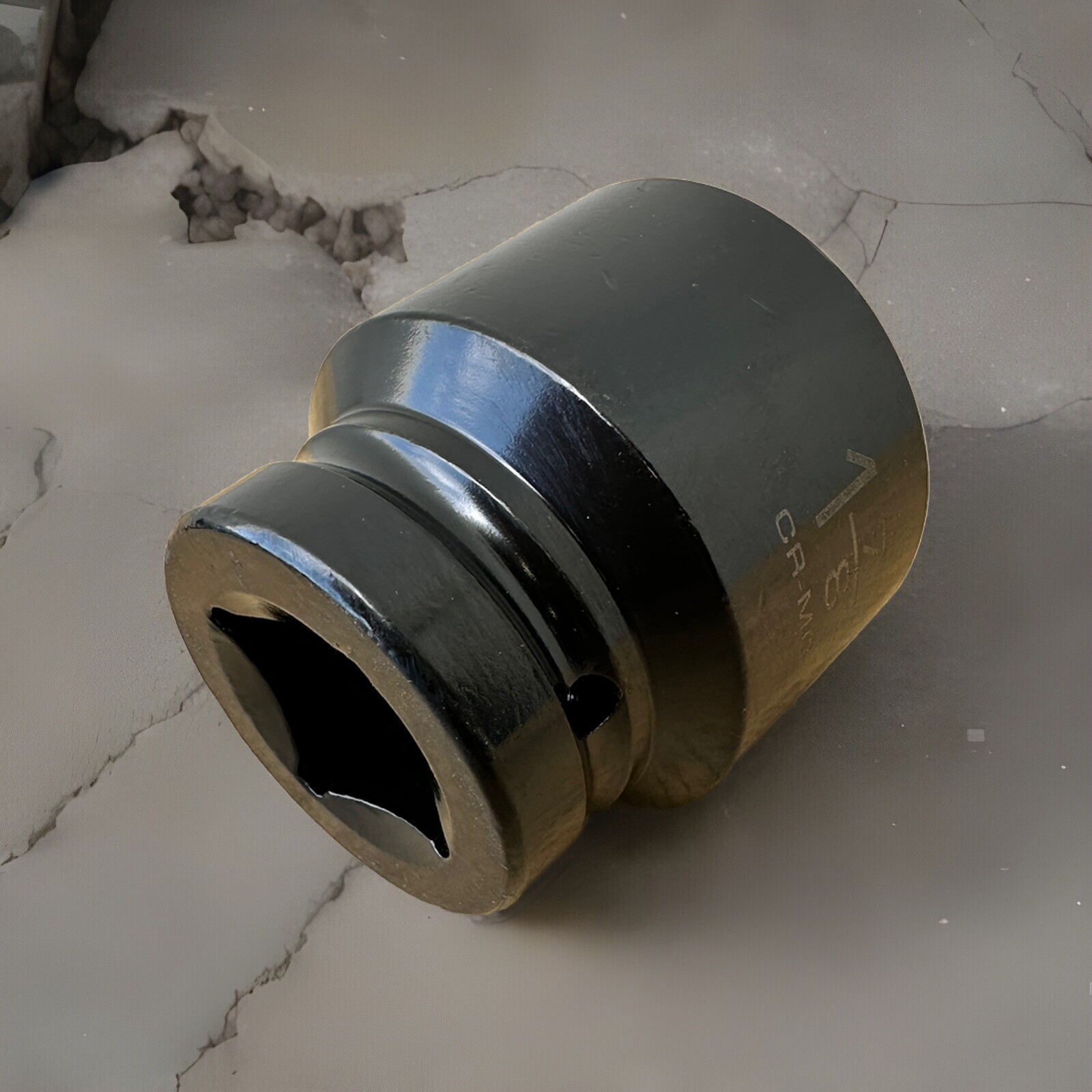 1” Dr. 1-7/8” 6 Point SAE Shallow Impact Socket Remove Splindle Axle Nut Cr-MO