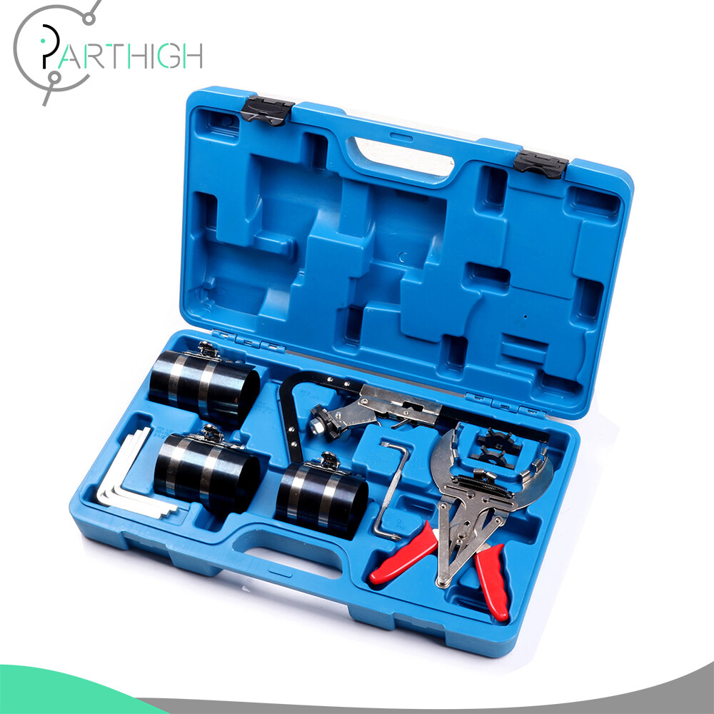 With Ring Expander, Ring Groove Cleaner Engine Piston Ring Service Tool Kit