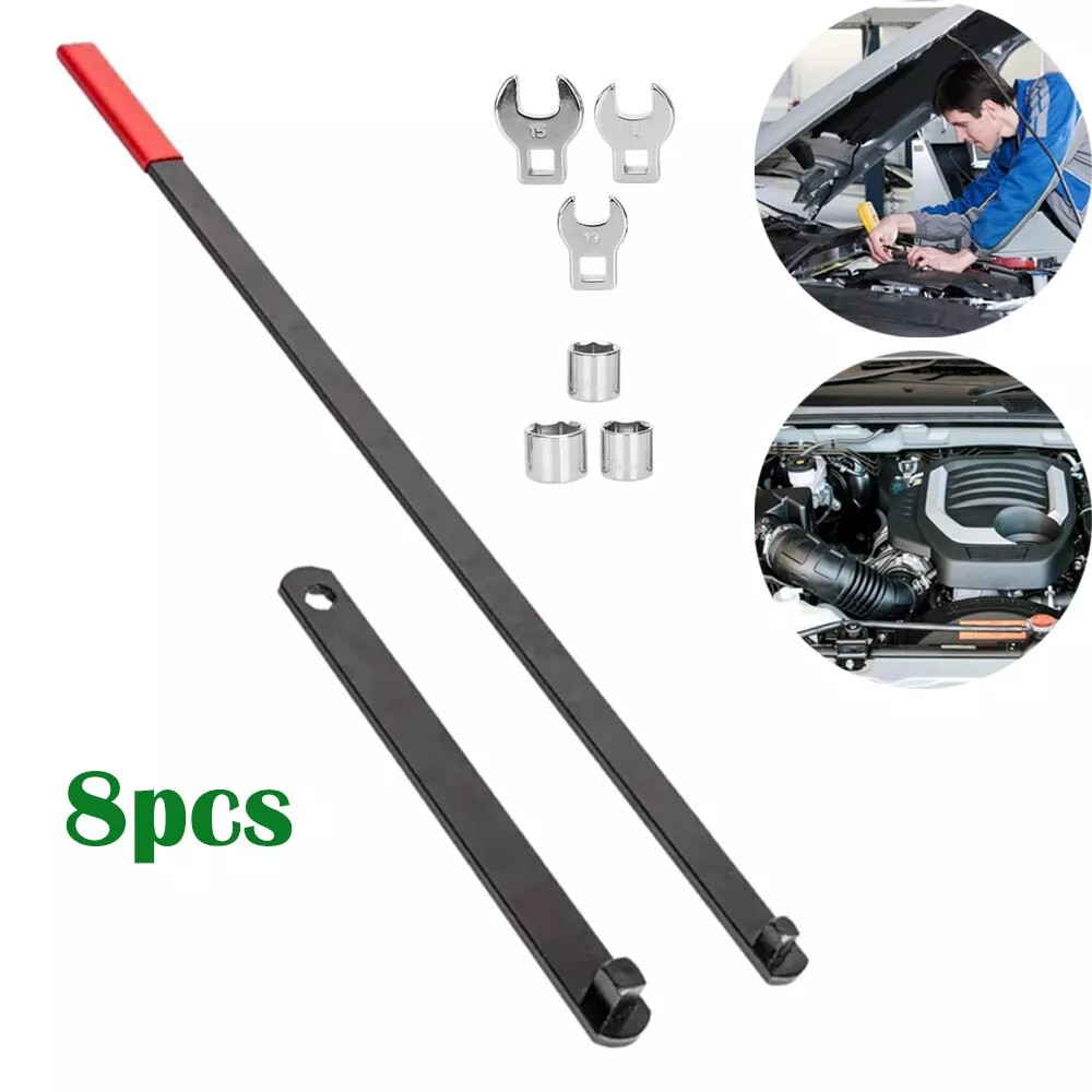 Serpentine Belt Tool Kit,Universal 3/8″ 1/2″ Drive Serpentine Belt Adjust Tighte