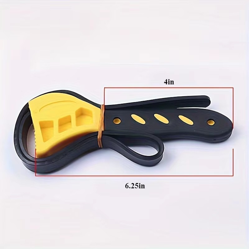 Adjustable Strap Spanner Rubber Oil Filter Puller Cartridge Disassembly Tool NEW