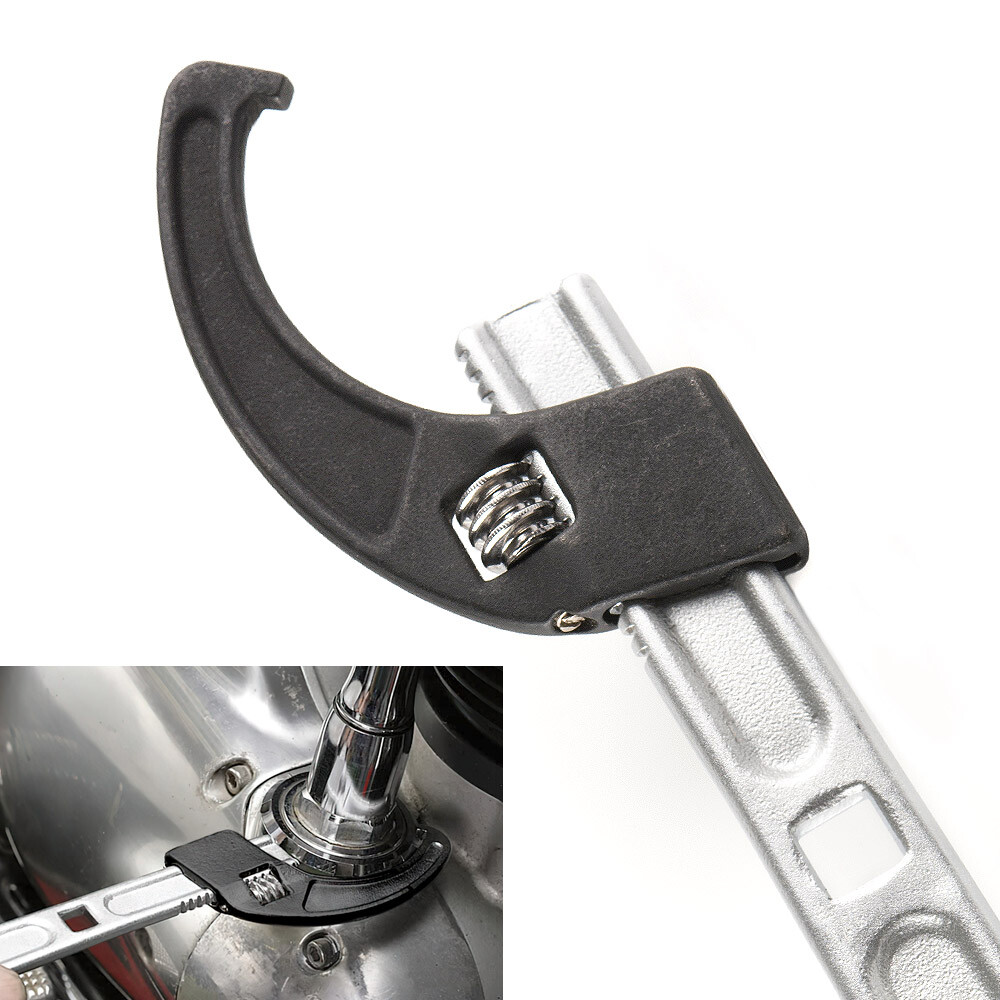 adjustable motorcycle steering stem nut wrench spanner tool