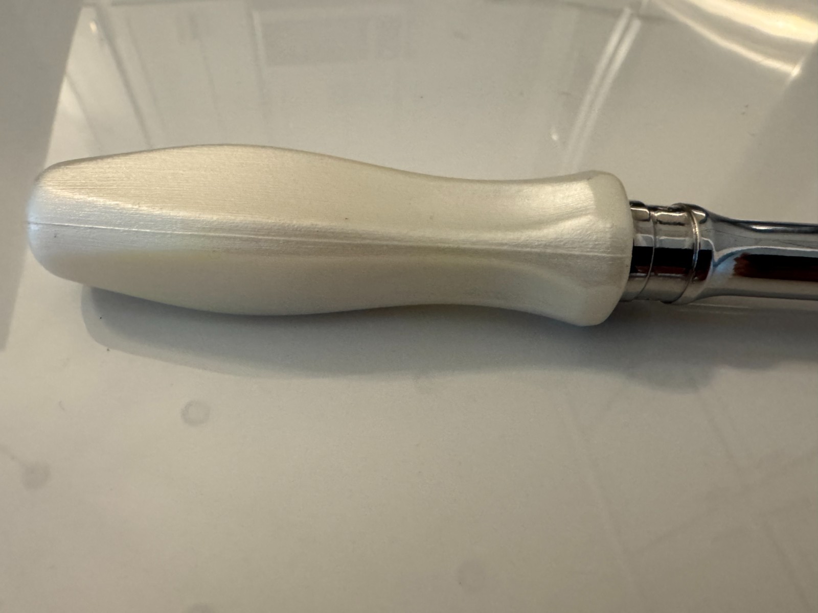 Snap On FHLFD80A 3/8 dual 80 pearl white long flex head ratchet