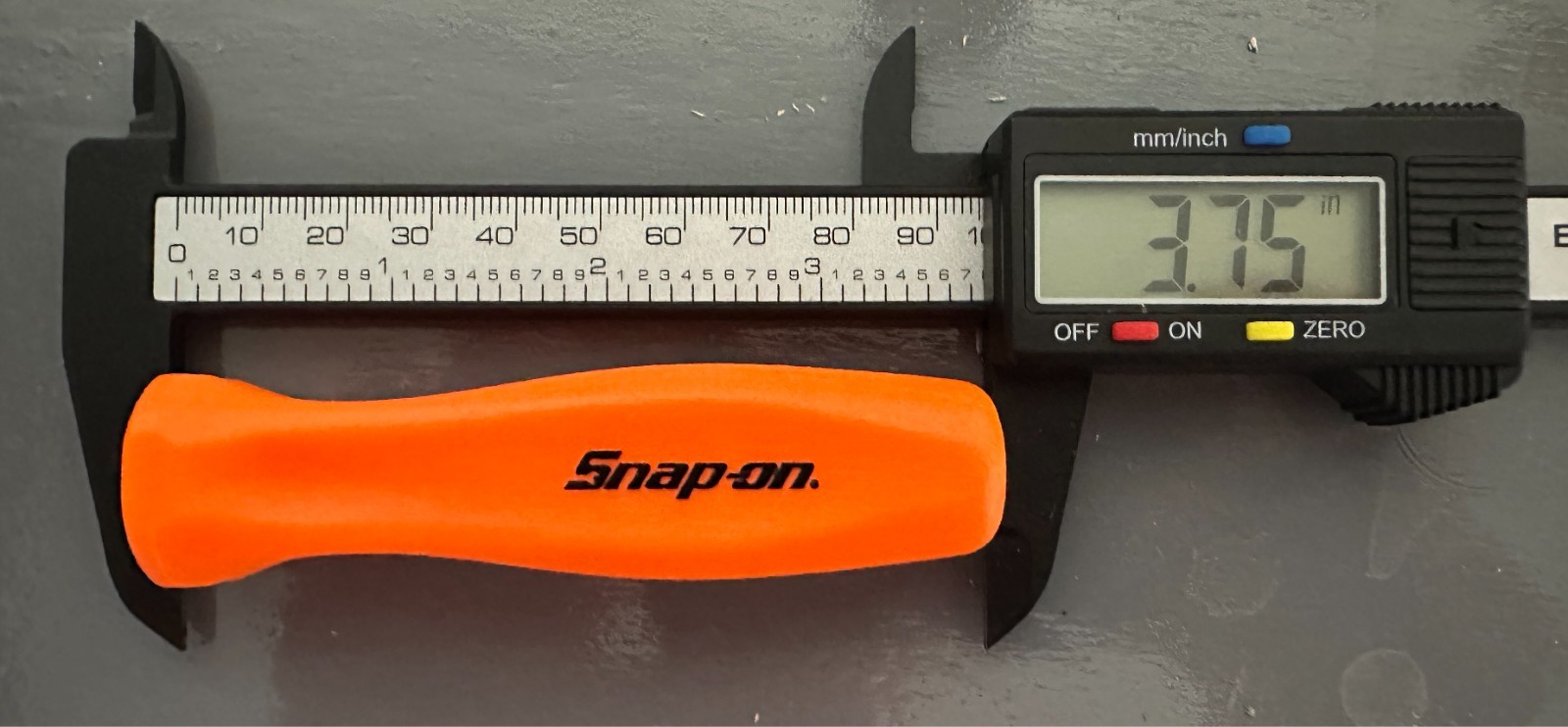 *RARE* Snap-on Tool NEON ORANGE 3/8″ Dr Replacement Hard Handle Ratchet Grip
