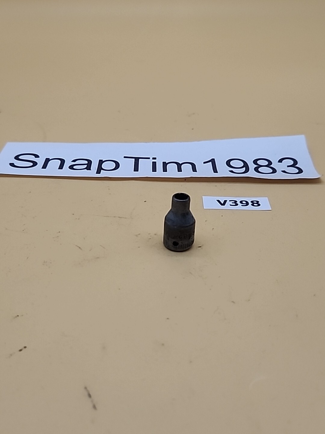 Snap-On Tools 9/32″ Drive 3/16″ SAE 6pt Midget Chrome Socket M-6 USA