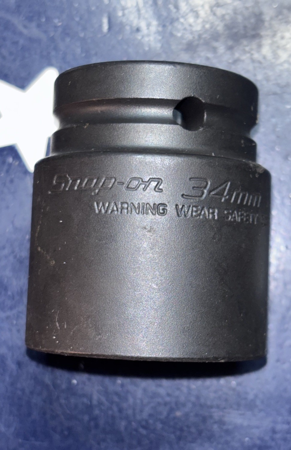 Snap-On 34mm IMM342 Shallow Impact Socket 6-Point 3/4” Drive