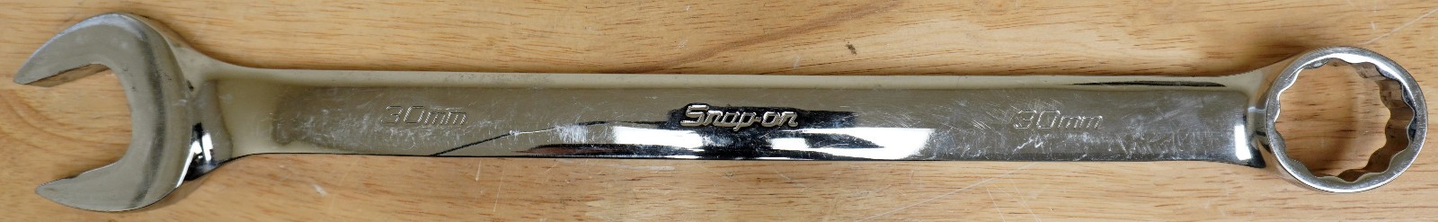 Snap-On 30mm 12-Point Metric Flank Drive Combination Wrench USA OEXM300B