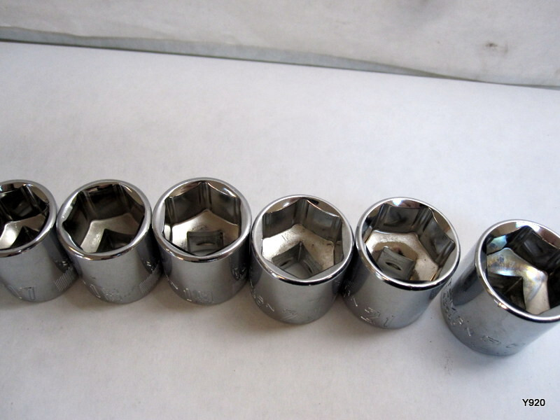 Craftsman set of 17pcs 6 point 6-22mm