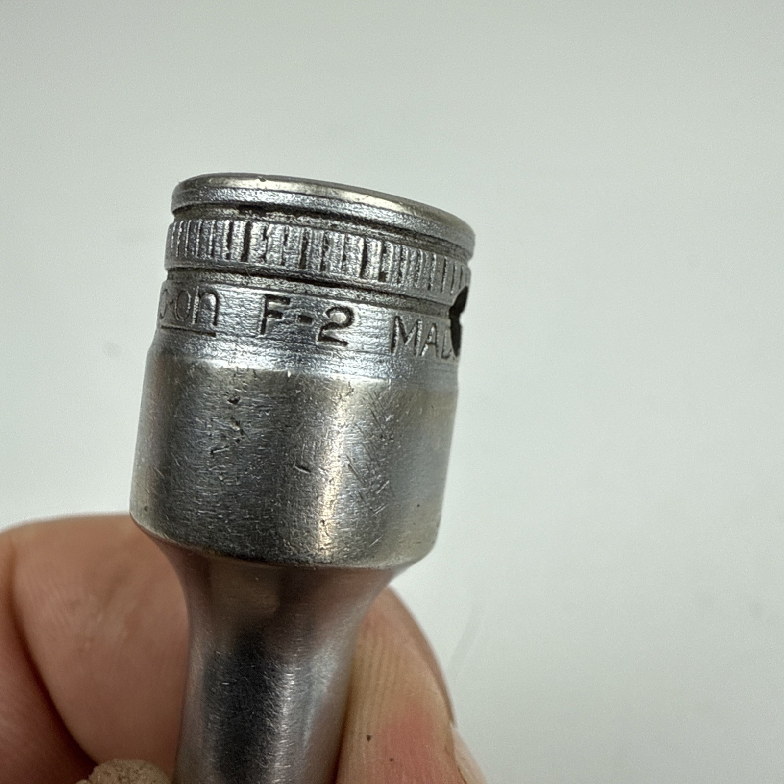 Snap On Vintage Standard 6-7/8″ Long 3/8″ Drive Ratchet USA F-70-M 3” & 6” Ext.