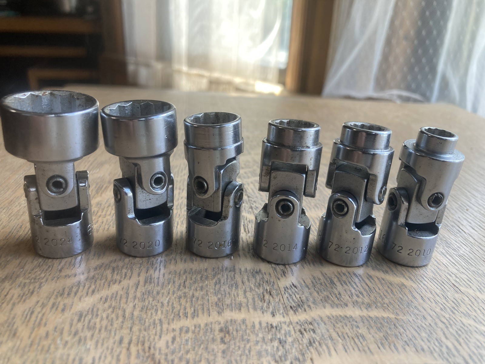 Easco Flex Sockets 3/8 Drive 5 Pcs USA