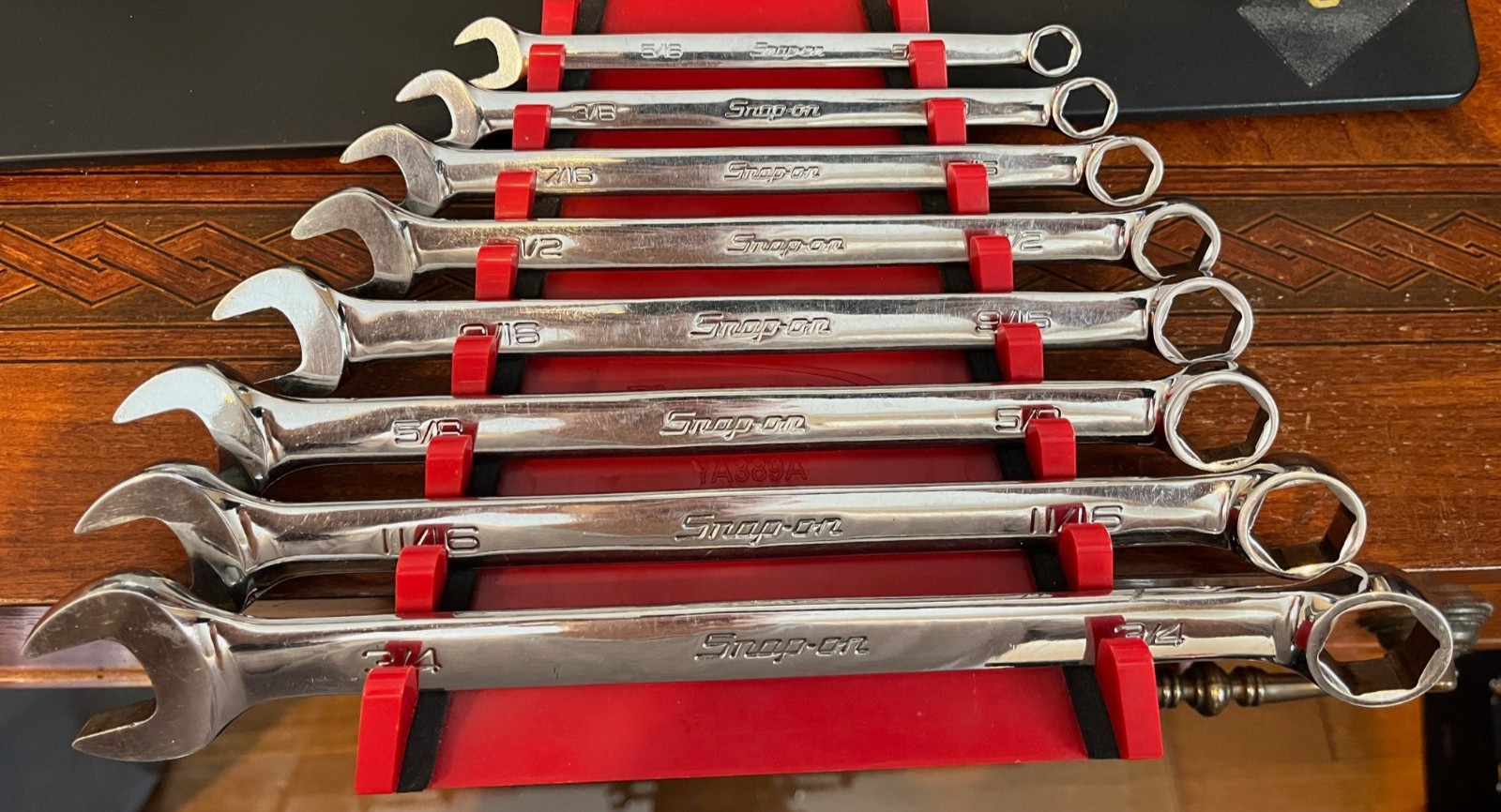 Snap-on OSH707B 6 Point Combination Wrench Set 8-Piece 5/16″-3/4″ Save $$$$