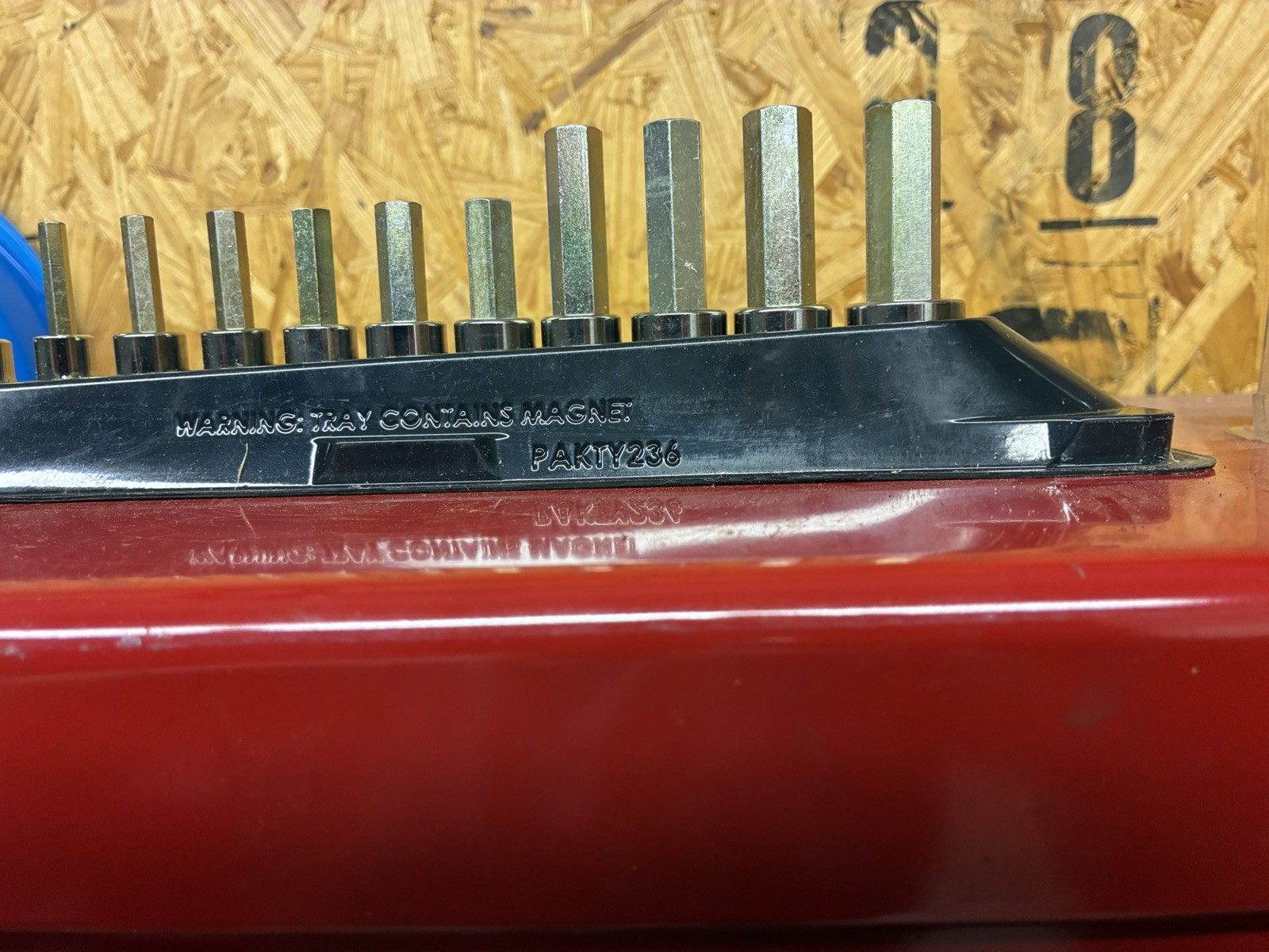 Snap on 11 piece allen head socket set never used.