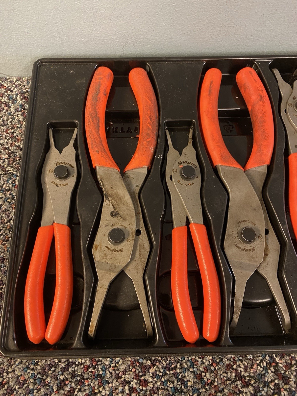 Snap On 7Pc Snap Ring Pliers Set SRPCR107