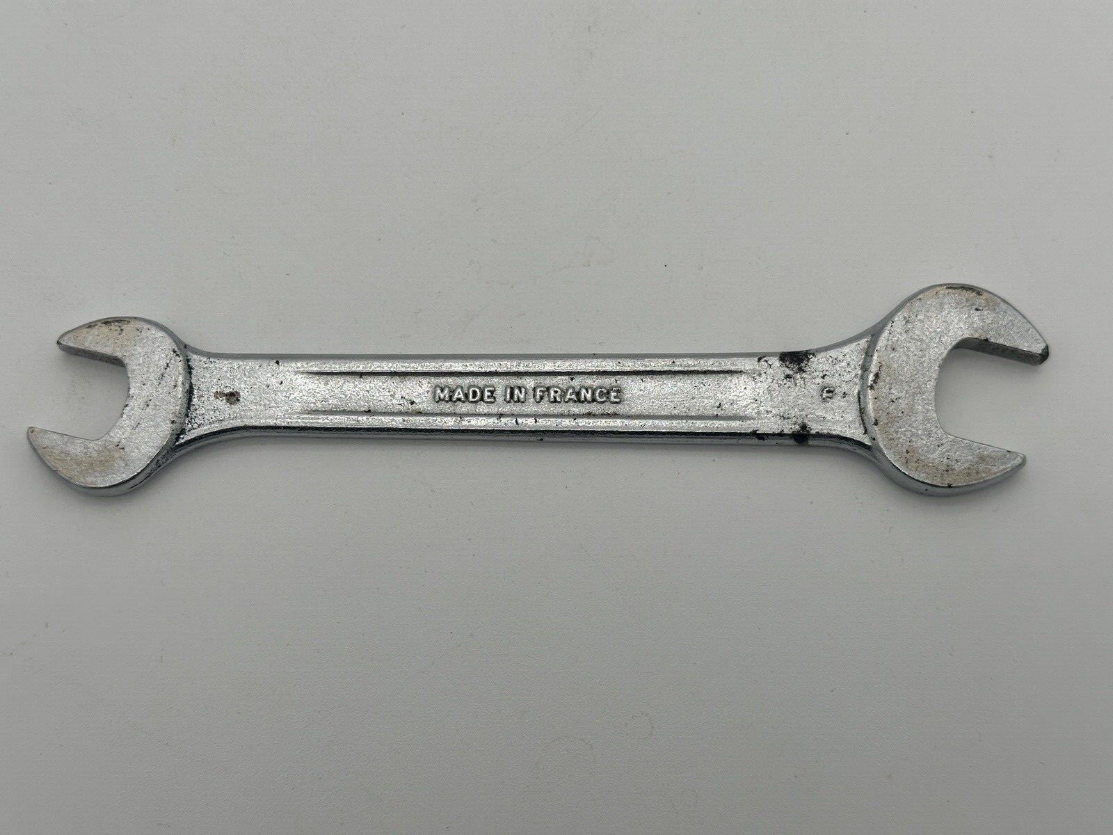 Vintage Renault 14mm/17mm Open Metric Wrench Original Tool Made In France 6.75″