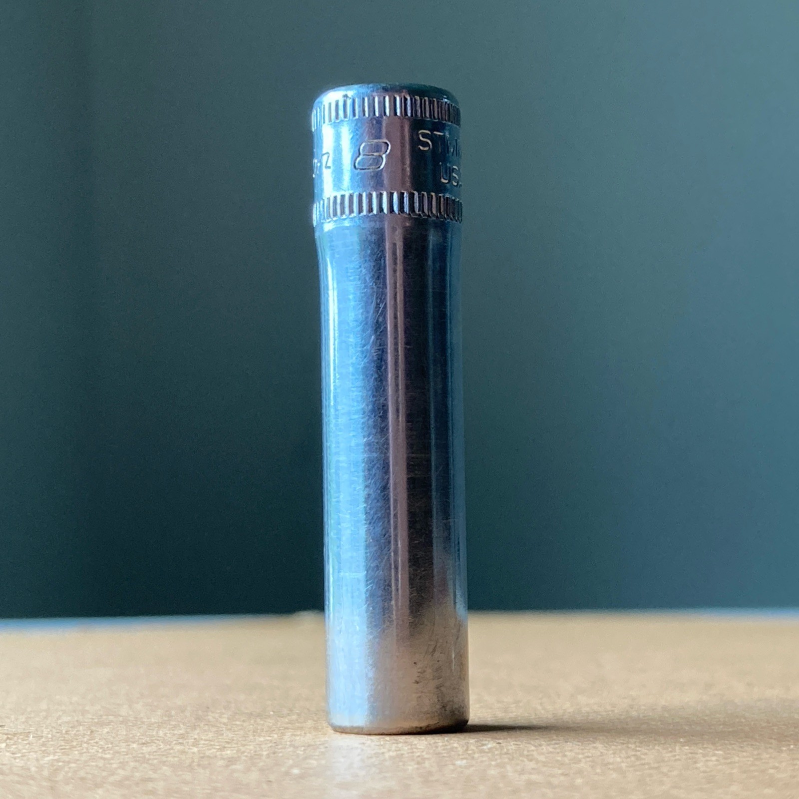 Snap-On STMM8 1/4″ Drive 6 Point 8mm Metric Deep Socket USA Minty