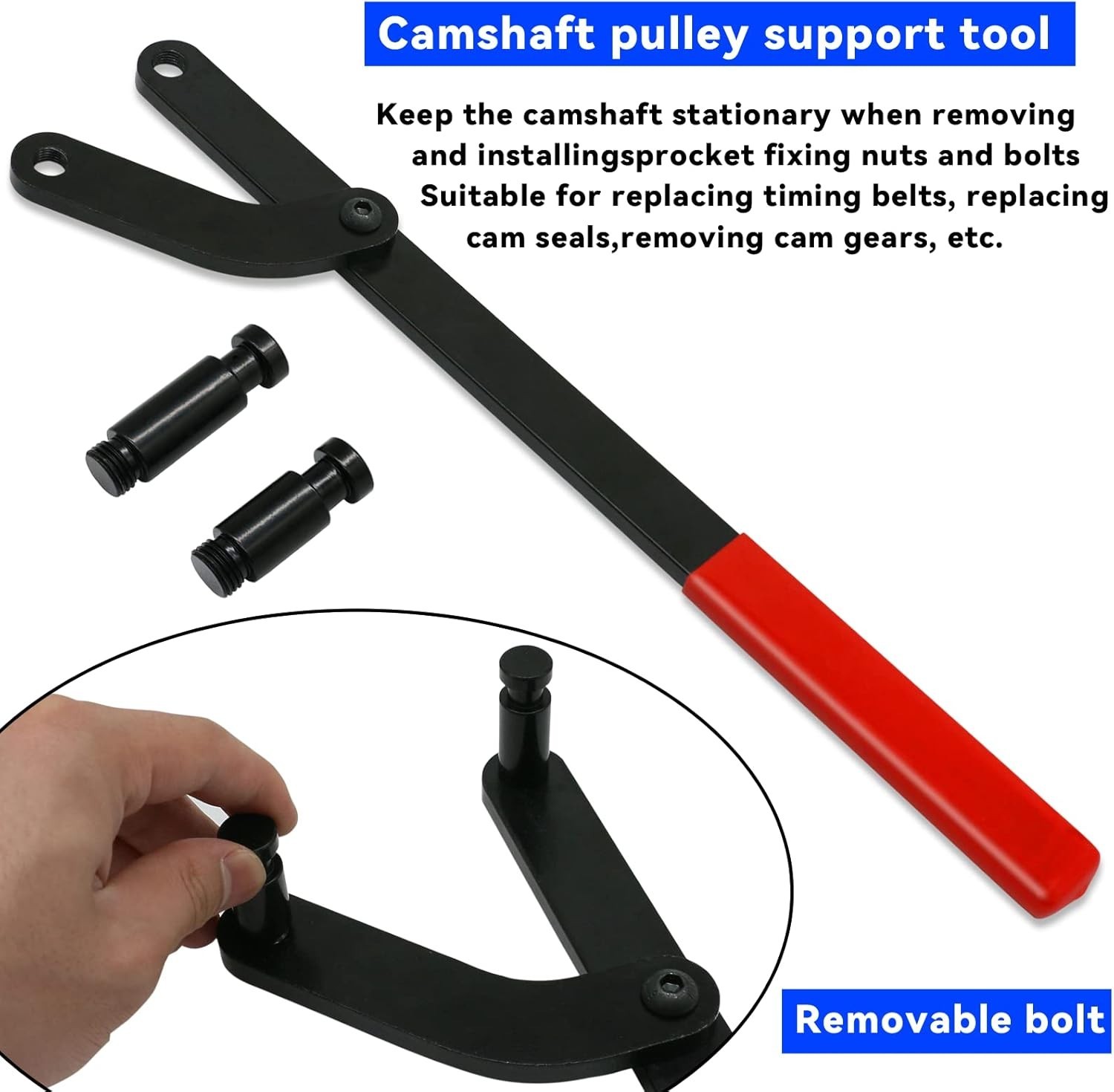 Universal Camshaft Pulley Holder – High-Quality Steel for Reliable Performance