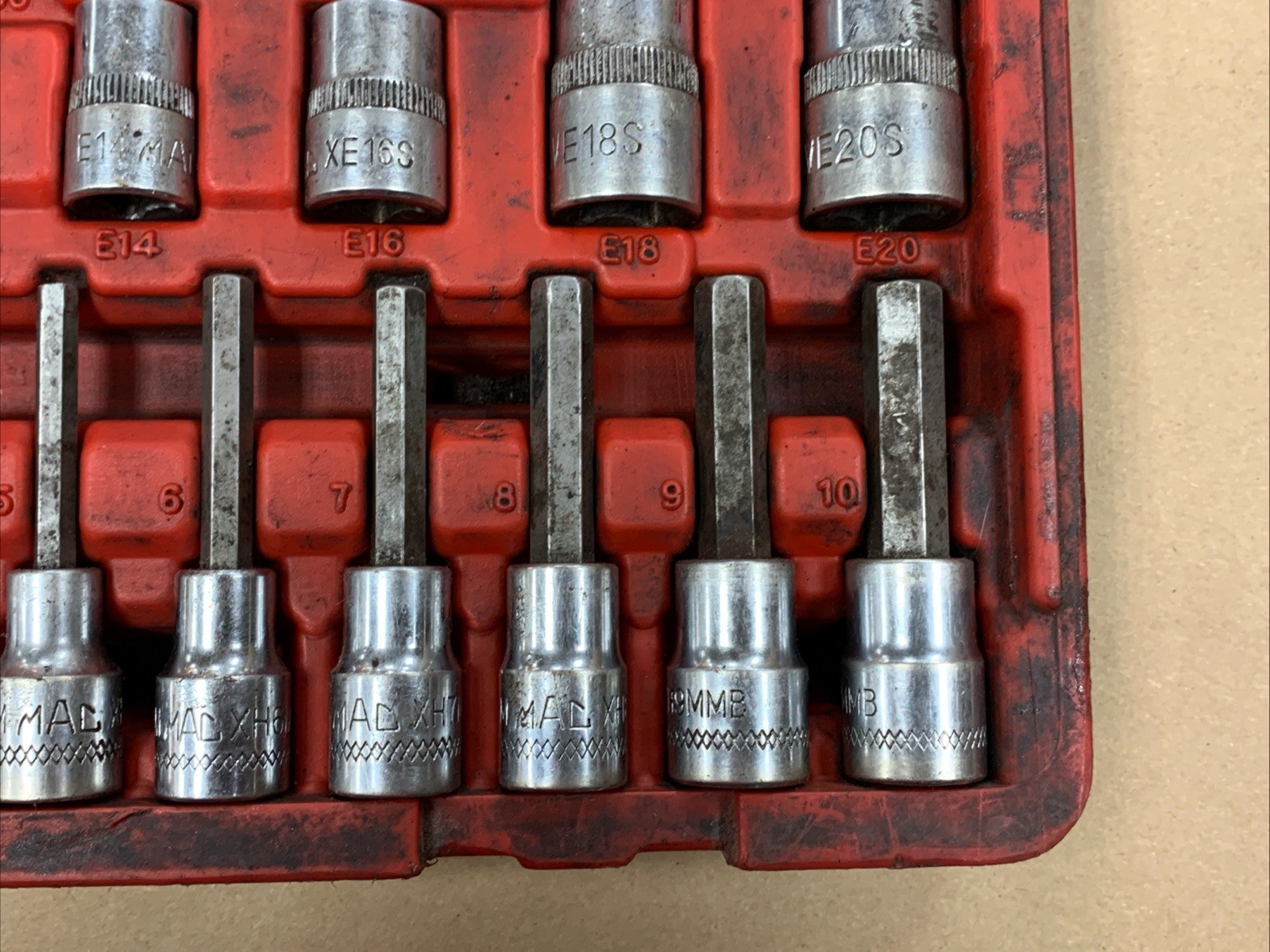 Mac 50-PC. Master Hex and Star Bit Driver Set (SMXVHT50B) ****READ!!