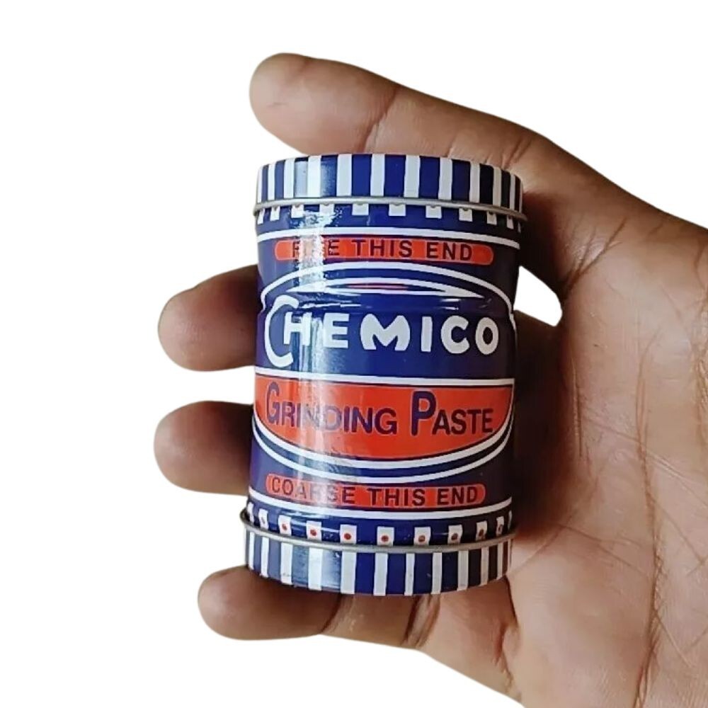 Chemico Valve Grinding Paste Fine Coarse Double Ended Tin Clean Engine 100g