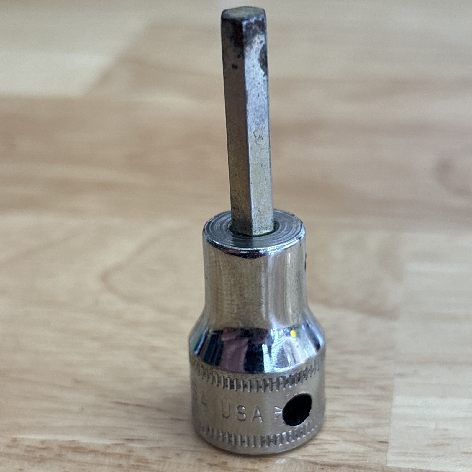 Snap On 5mm Hex Bit Driver Socket 3/8″ Drive FAM5A Vintage USA