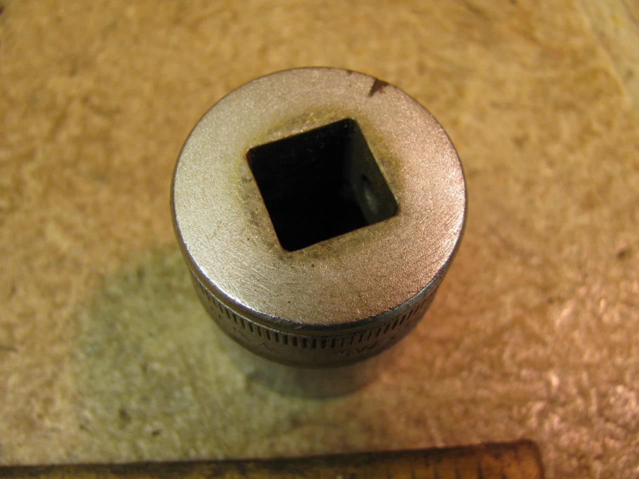 Snap On SW320 1″ 12 Point 1/2″ Drive Shallow Chrome Socket