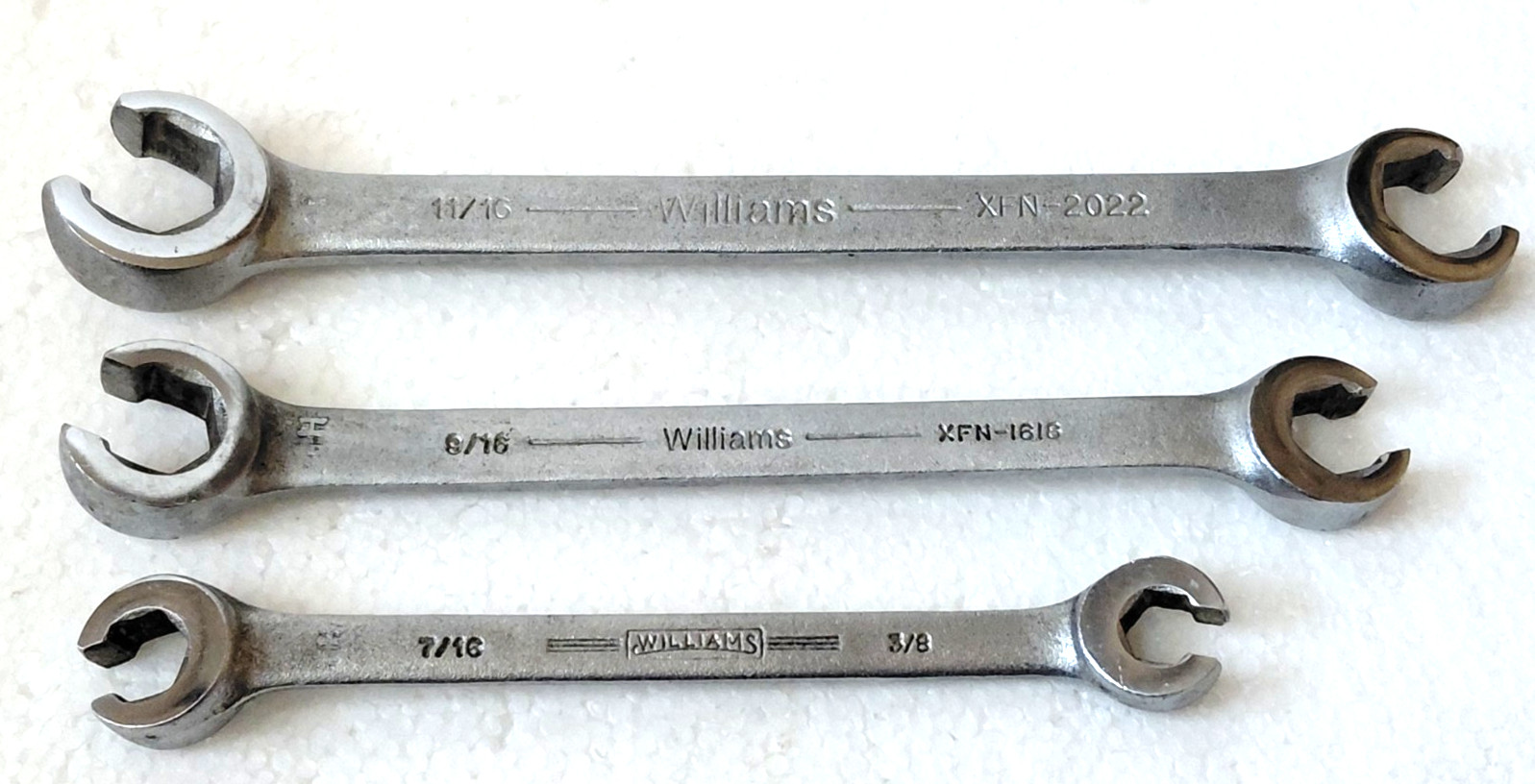 Williams Superrench Flare Nut Wrenches 3/8″ x 7/16″, 1/2″ x 9/16″, 5/8″ x 11/16″