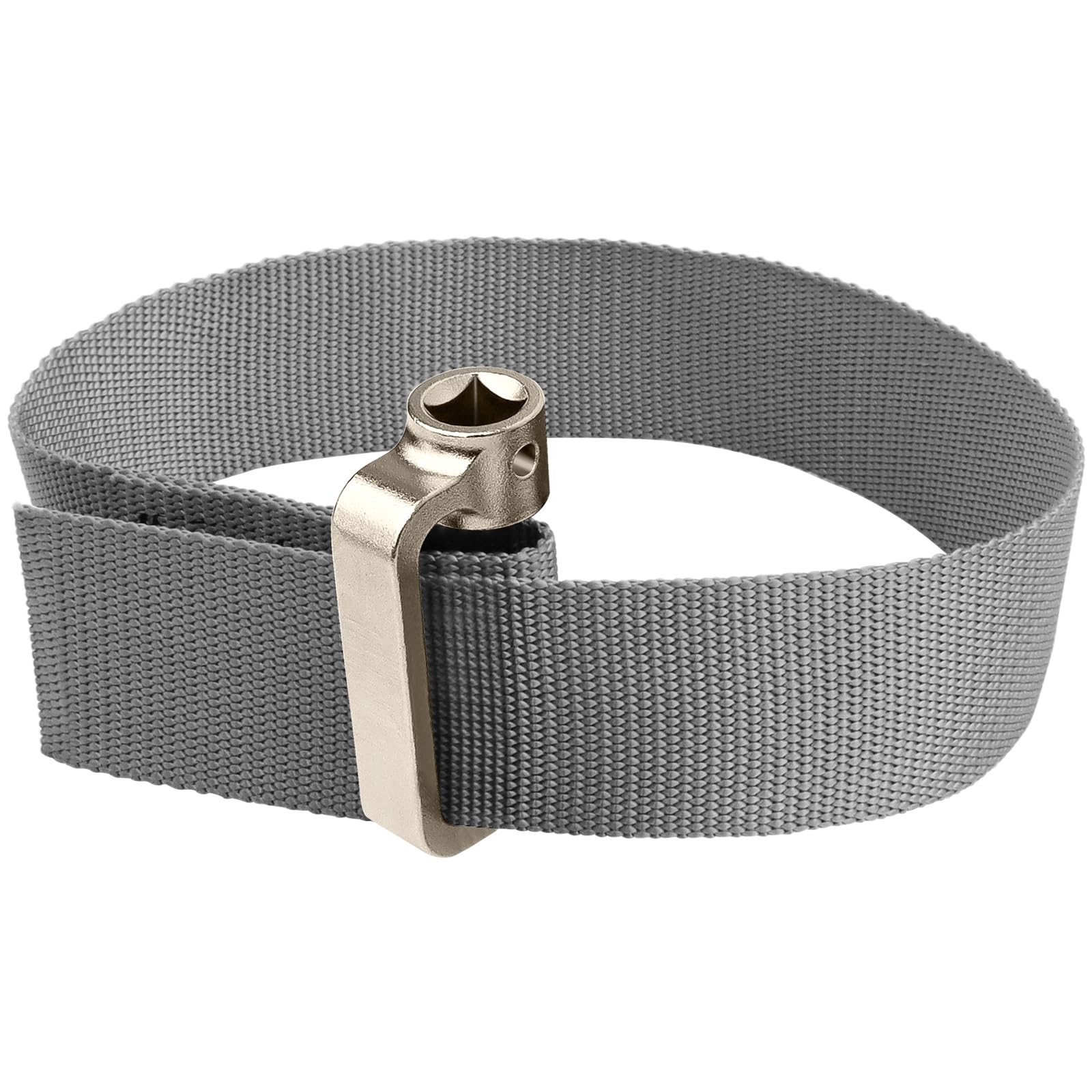 Heavy Duty Oil Filter Strap Wrench – 1/2″ Drive Adjustable Tool for Easy Removal