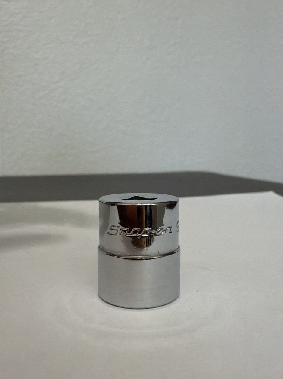 SNAP ON 9/16″ TM18 1/4″ DRIVE SAE 6 POINT SHALLOW CHROME SOCKET TM 18 9/16 «