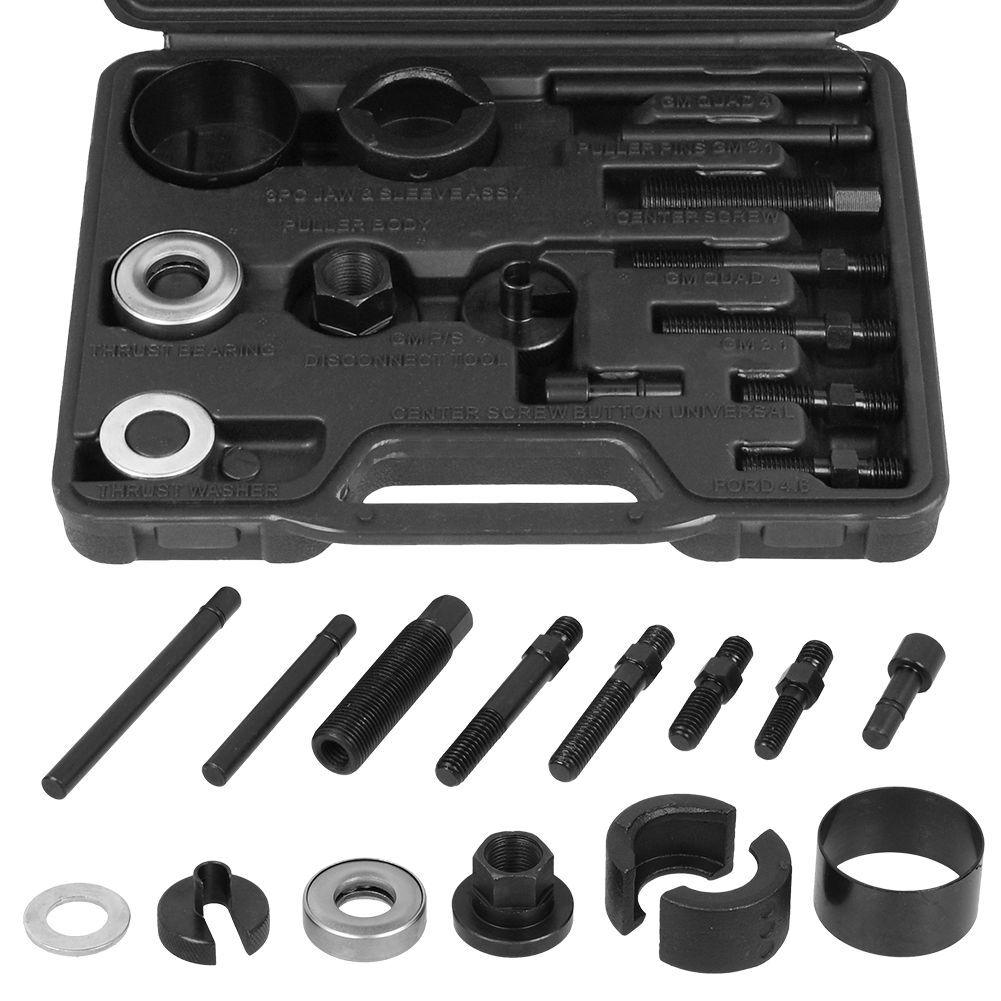 Power Steering Pump Pulley Puller Remover Alternator Installer Tool for GM Ford-