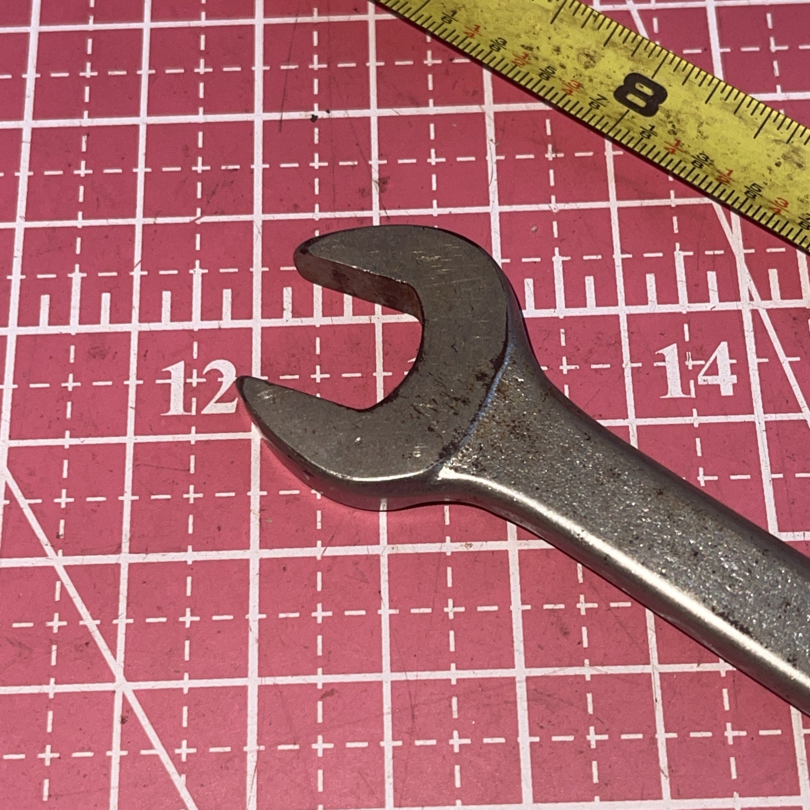 Vintage Bonney USA ZEB18 9/16 In SAE 12 Point Combination Wrench Bubble Logo Zeb
