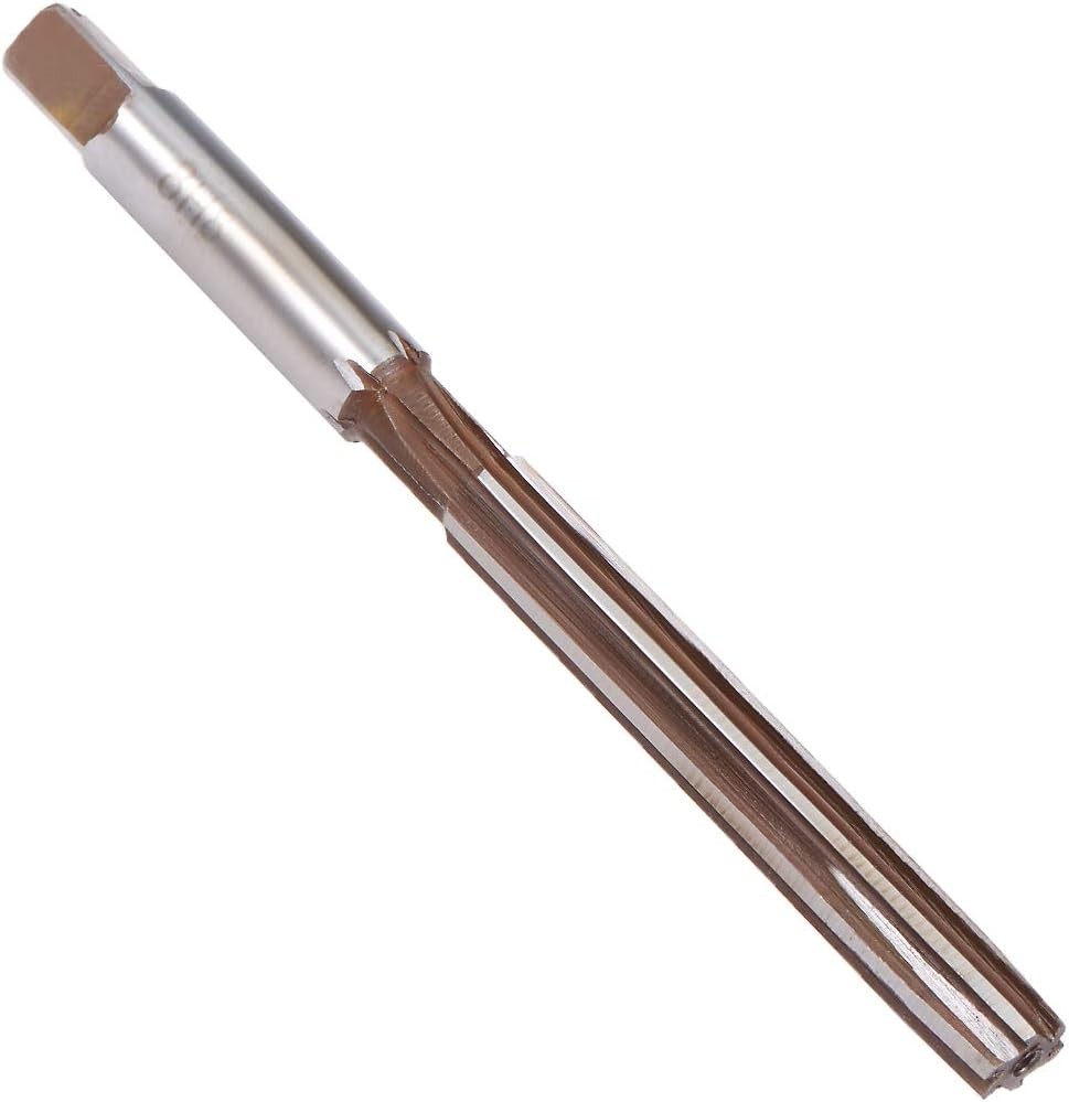 uxcell Hand Reamer 8mm Alloy Tool Steel H8 6 Straight Flutes Milling