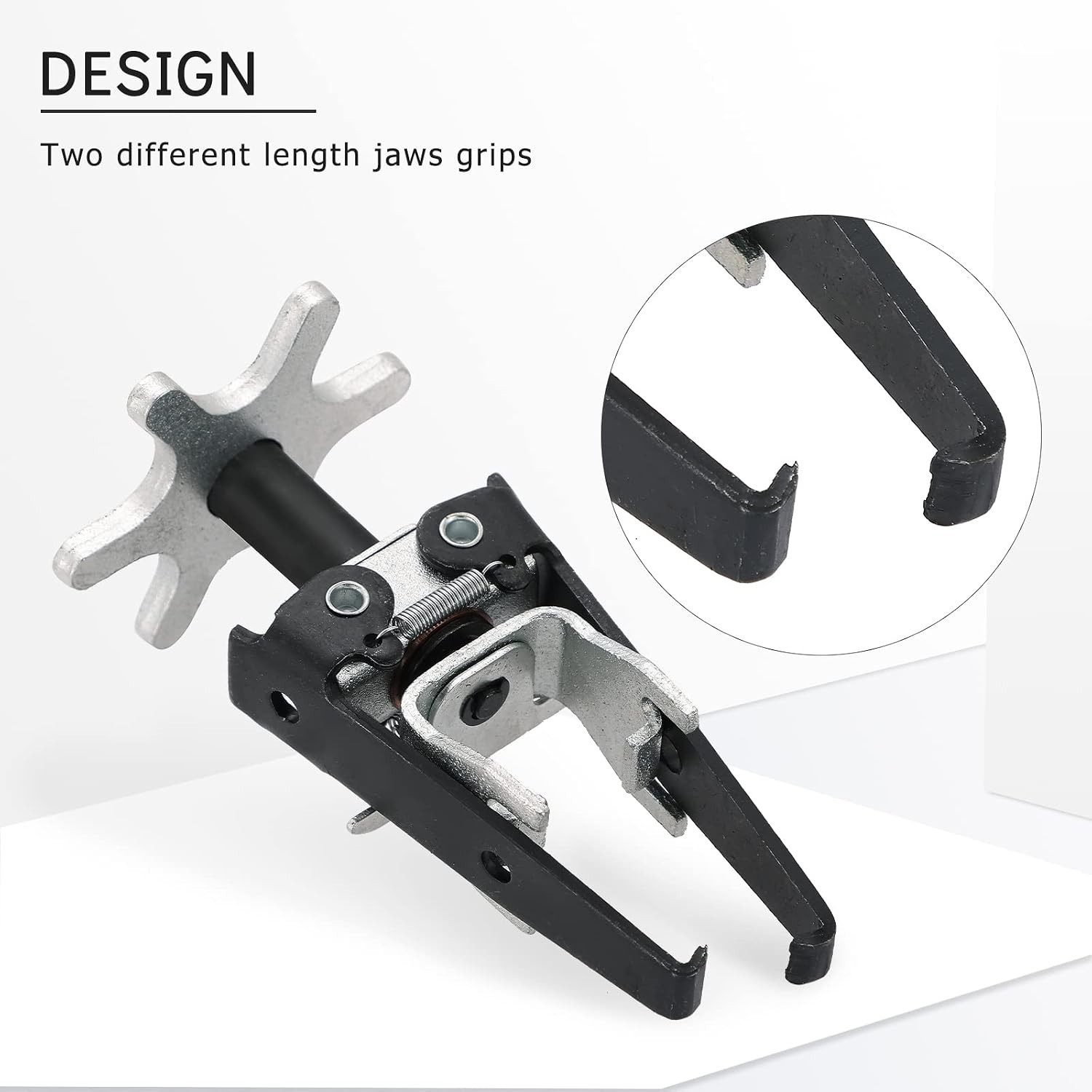 Corrosion-Resistant Valve Spring Compressor with Adjustable Jaws for Mechanics