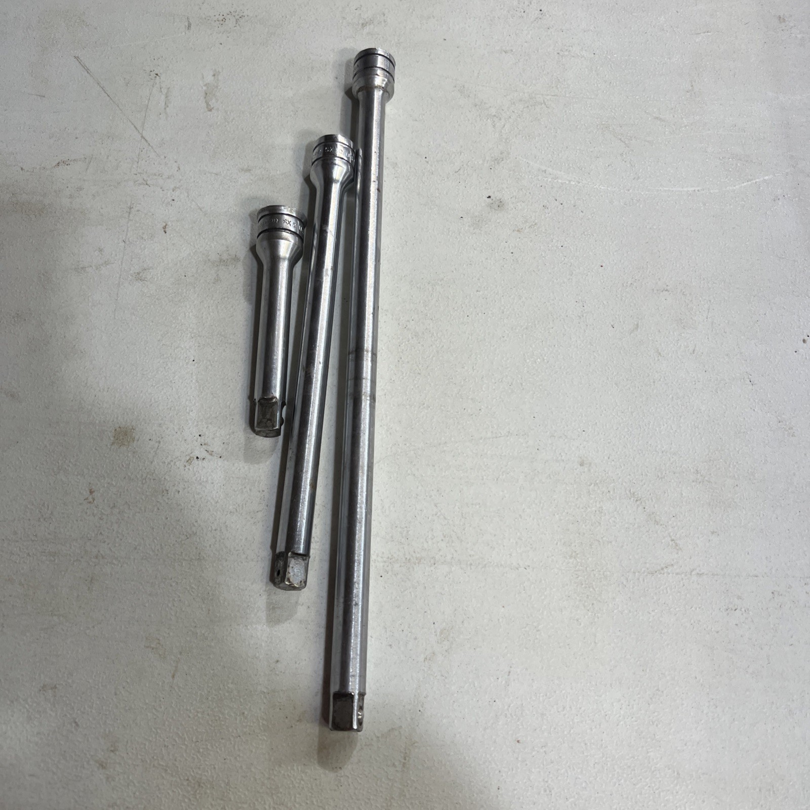 3 PCS Snap-On USA 1/2″ Drive Socket Extensions SX15 SX10 SX5