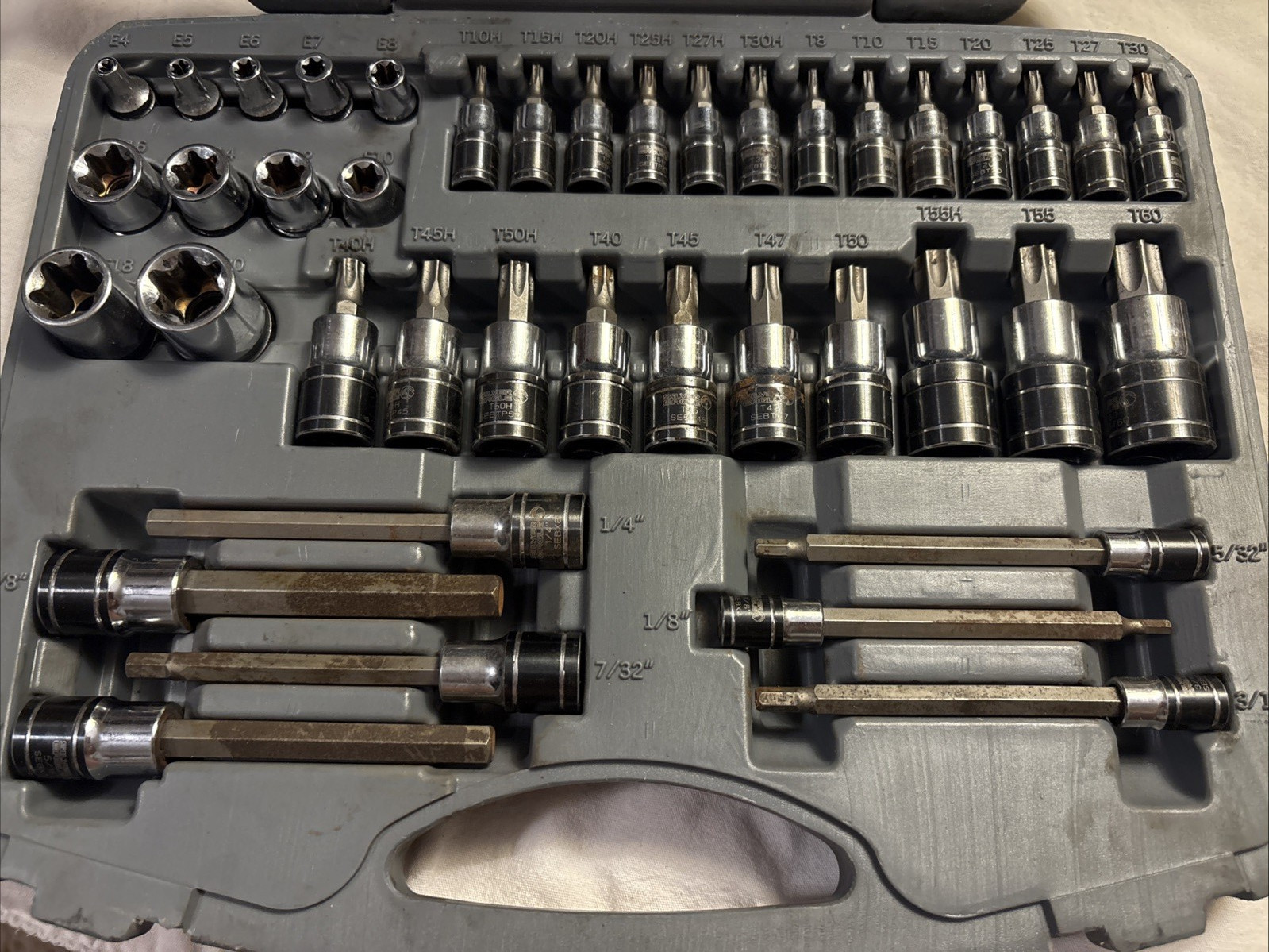 Matco Tools Silver Eagle 41 Pcs Socket Bit Driver Set SBS41SE