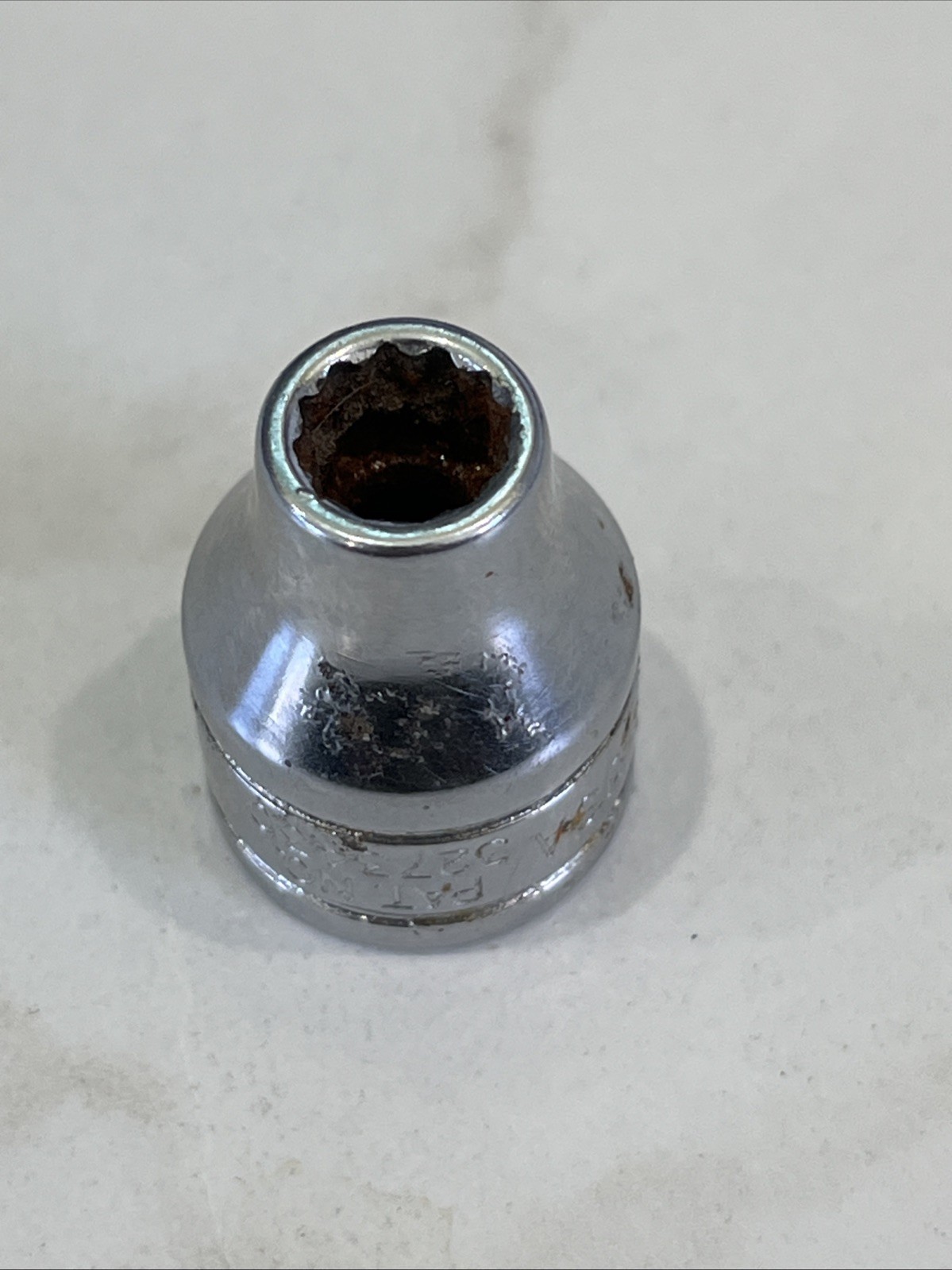 SNAP ON 1/4″ F081 3/8″ DRIVE 12 POINT SAE SHALLOW SOCKET F 081 UNDERLINE LOGO