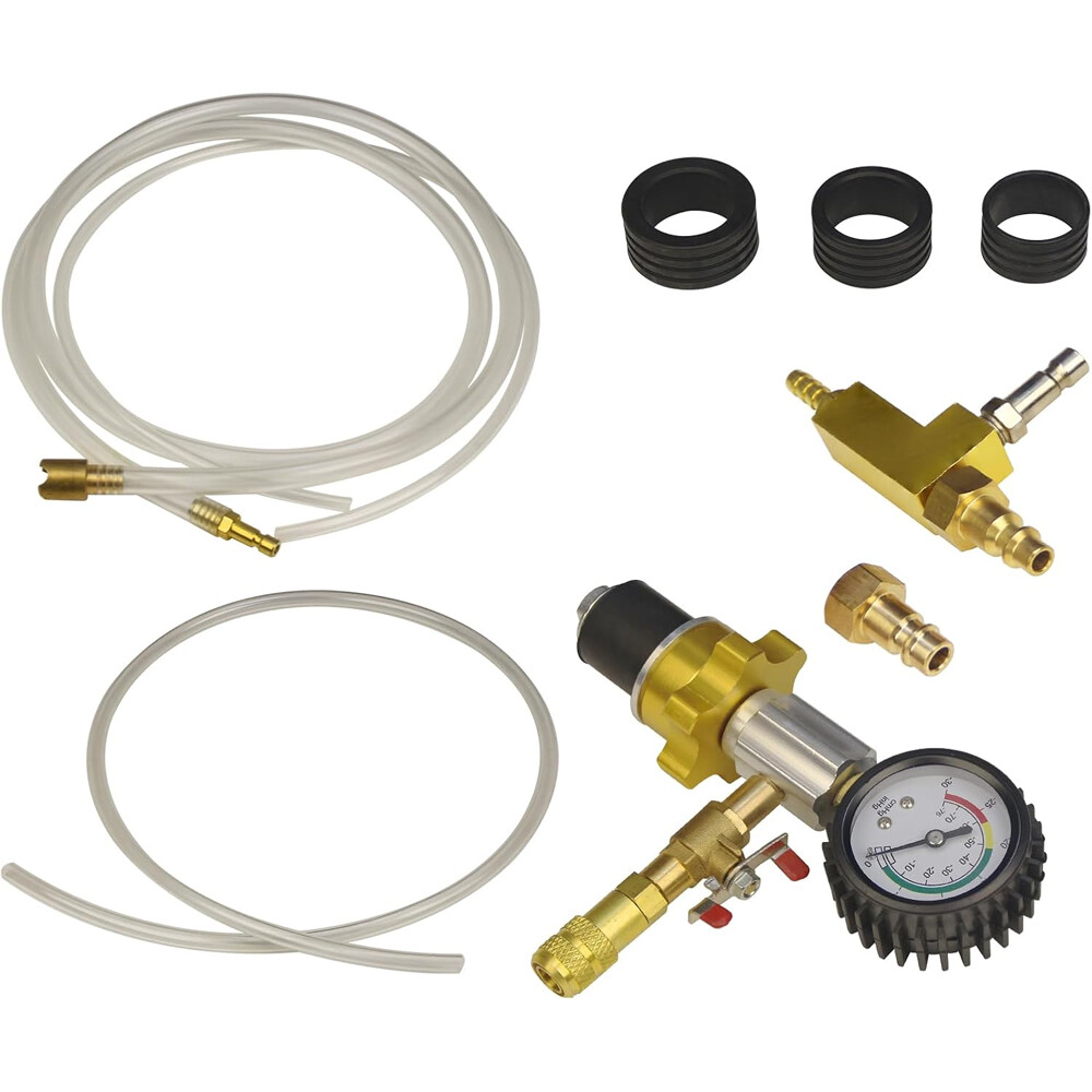 Auto Coolant Vacuum Kit Cooling System Vacuum Radiator Kit Refill + Purging Tool