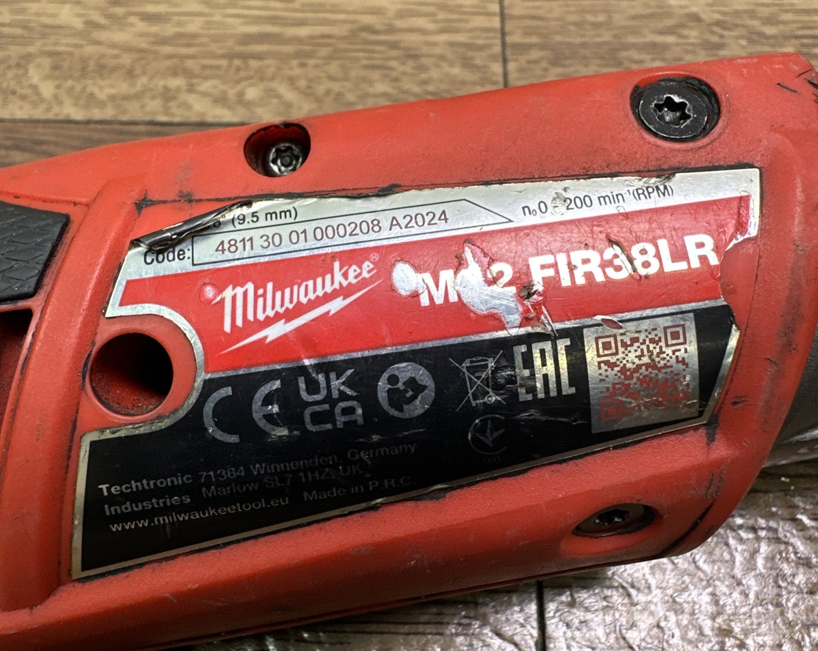 Milwaukee M12 Long Reach 3/8 Electric Ratchet FIR38LR / READ