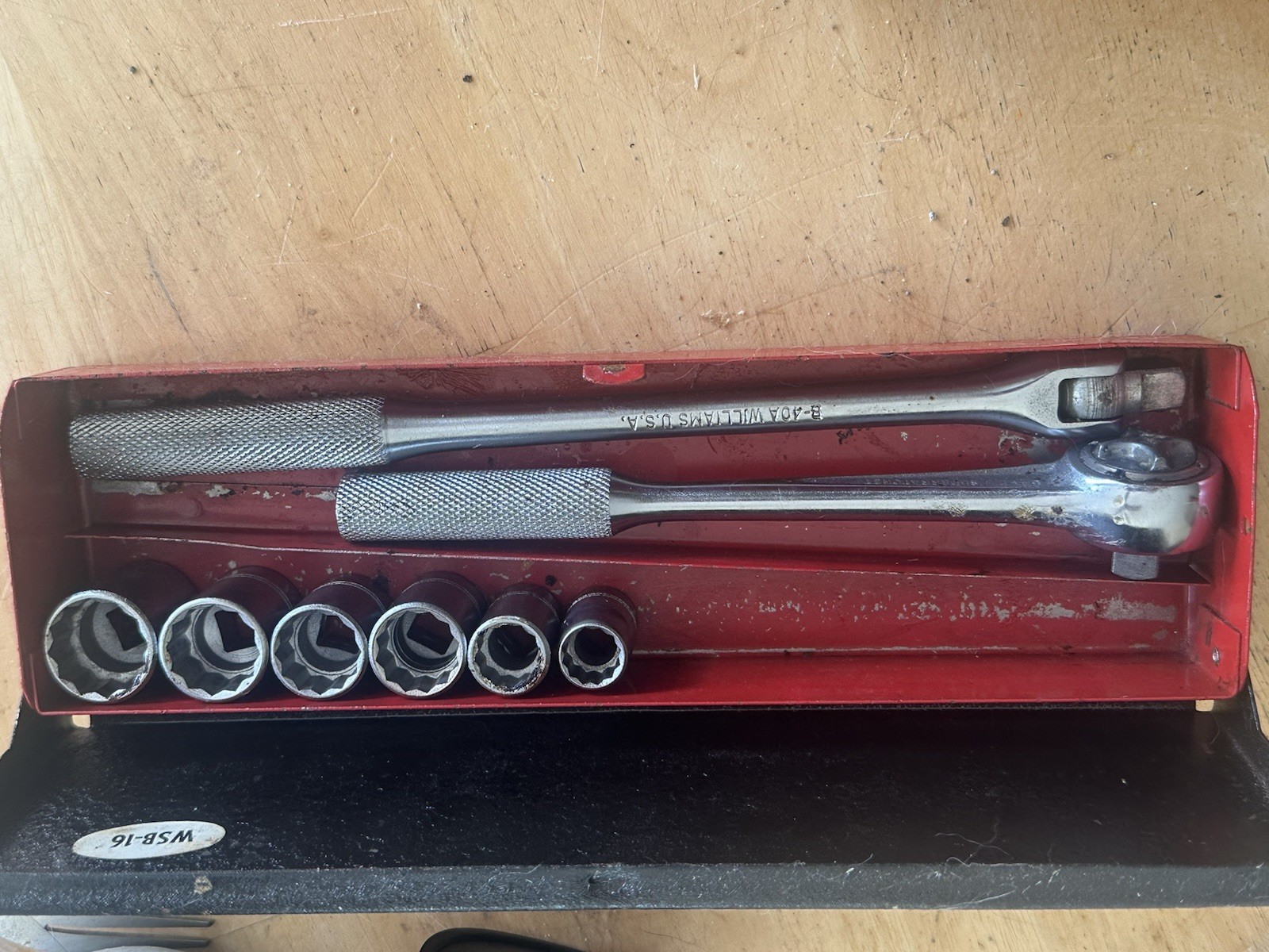 Williams USA Socket Sets. 1/2 And 3/8 Drive . These Are In Excellent Condition.