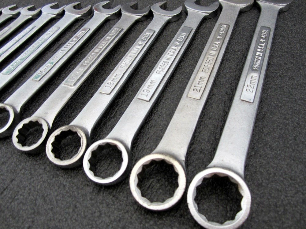 Vintage Craftsman 12pc Metric Combination Wrench Set 10 to 22 Made in USA