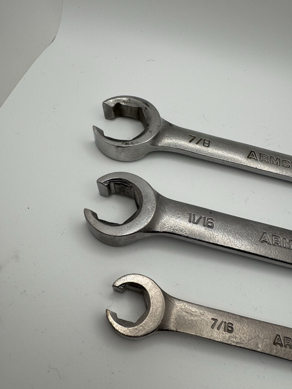 Armstrong 3pc Double Flare Nut Wrench Set ( 3/8”, 7/16”,5/8”,11/16”,3/4”,7/8”)