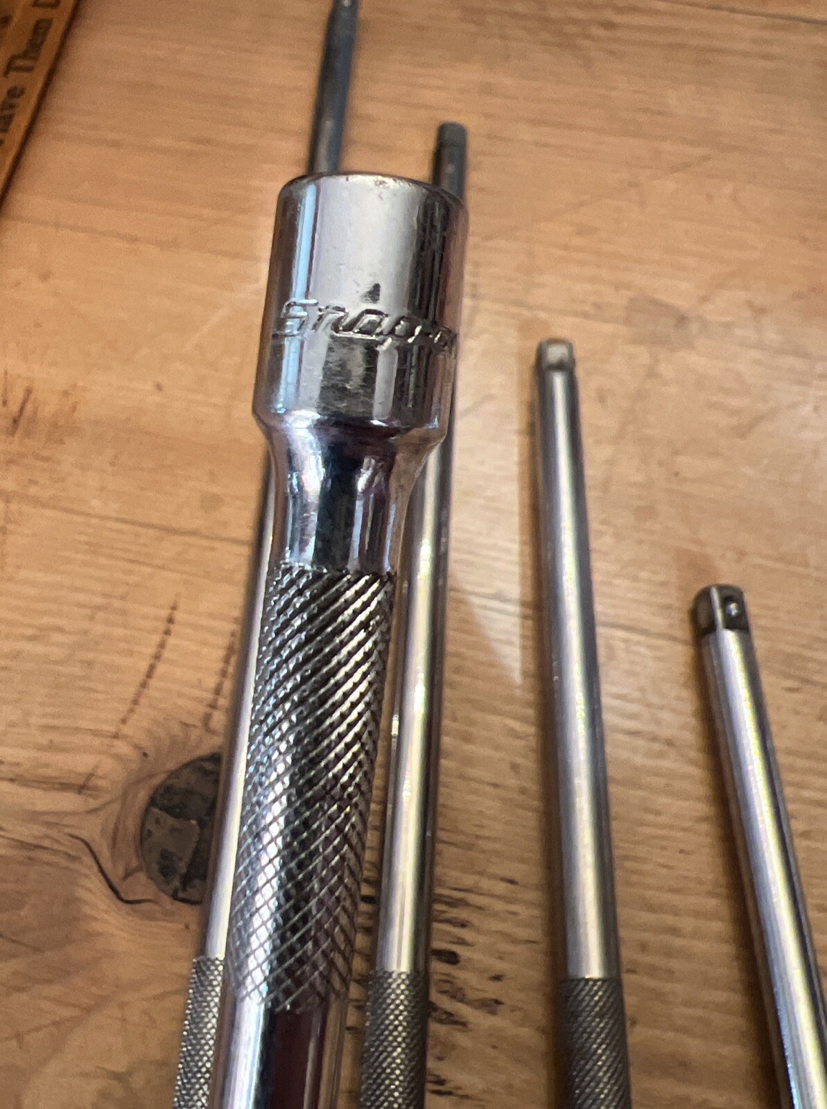 Snap On 6 pc 1/4″ Drive Knurled Extension Set Great Condition!